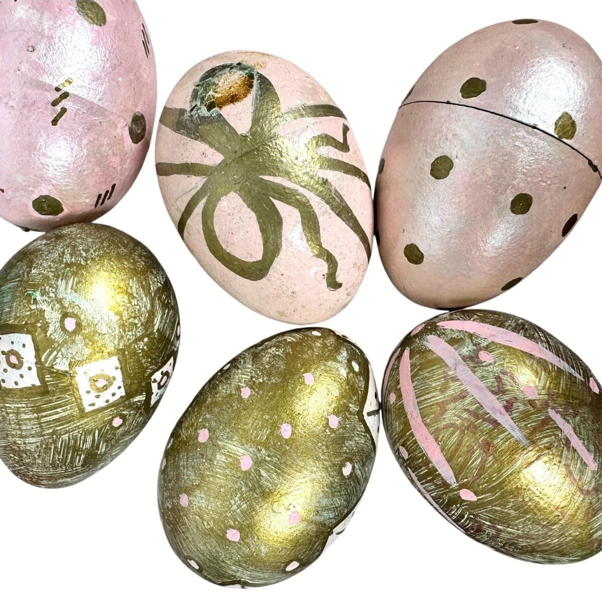 24 Hand Painted Plastic Easter Eggs & 31 Plastic Eggs and Jellybeans Plus Chick! - Thumbnail 3