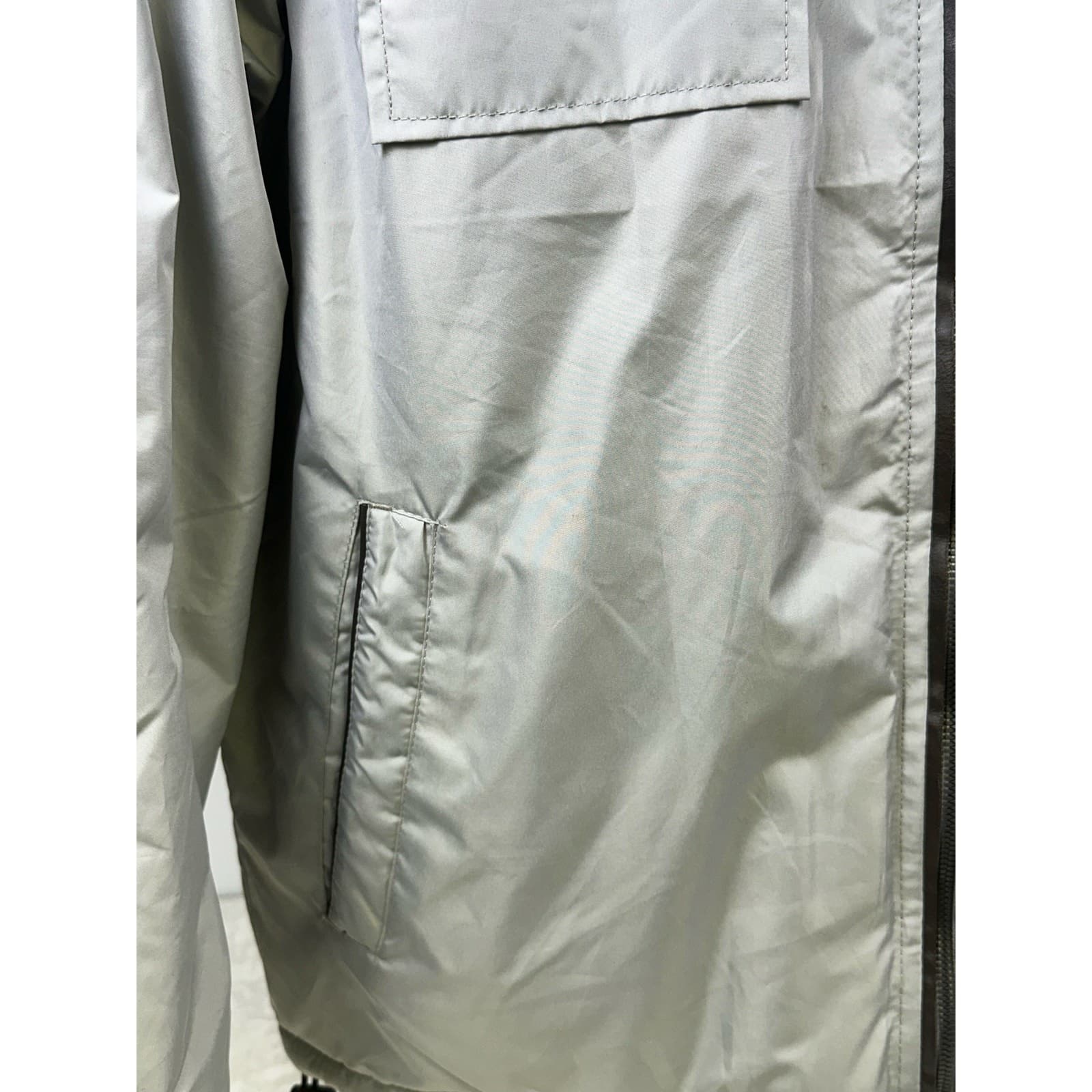 U S Polo Association Insulated Winter Jacket Men's Size Large Gray Navy - Thumbnail 6