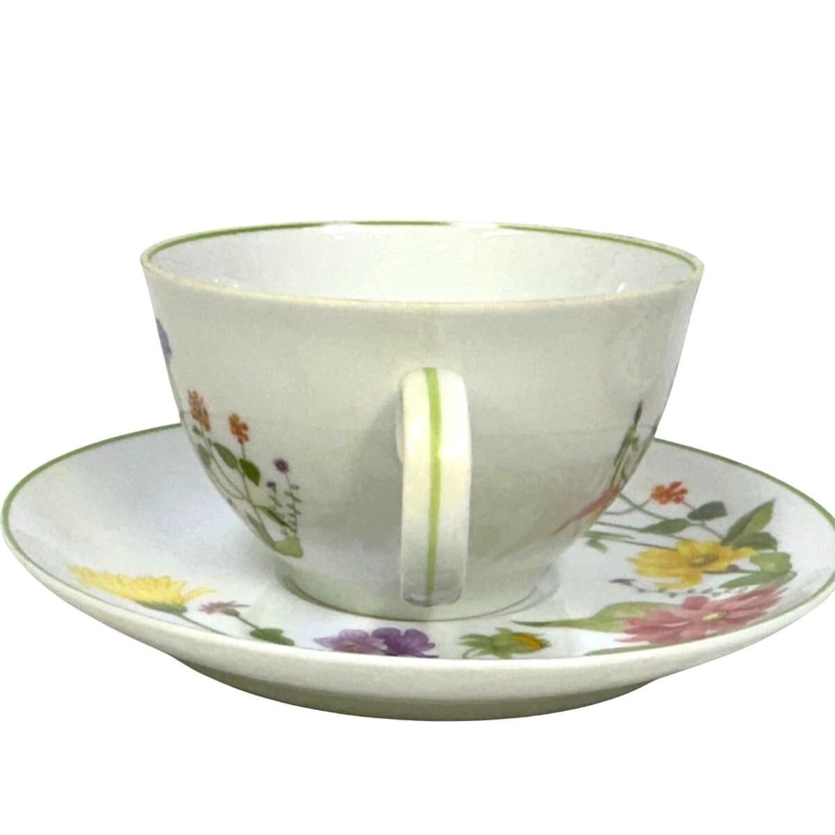 Denby-Langley Retired 1976-1981 'Wonderland' Cup and Saucer-Portugal-Set of 3 - Thumbnail 3