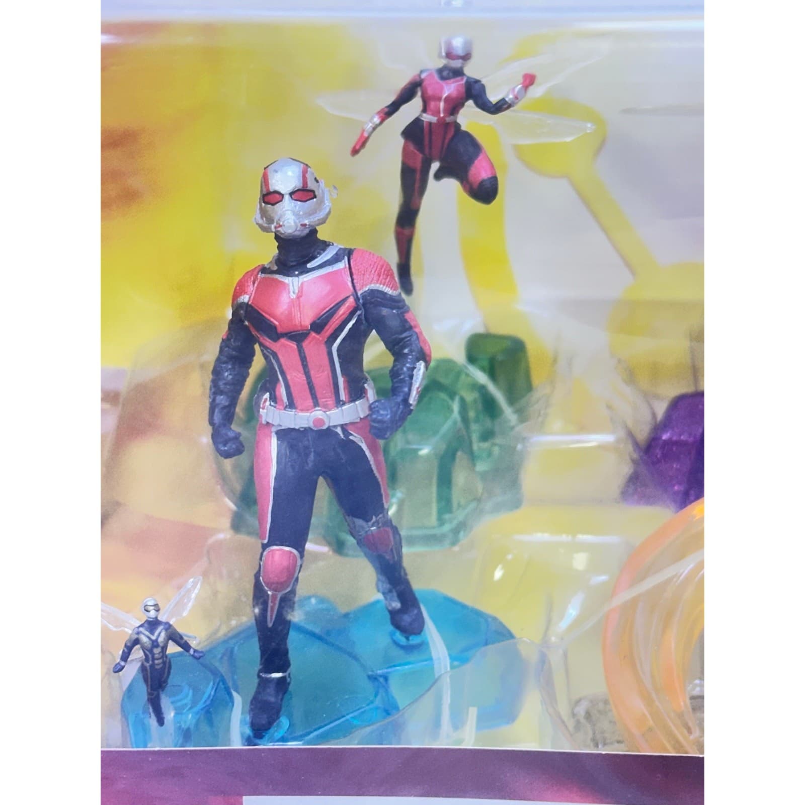 Disney Store Marvel Ant Man & Wasp 6-Piece Figurine Set Rare-Sealed-New in Box - Thumbnail 2