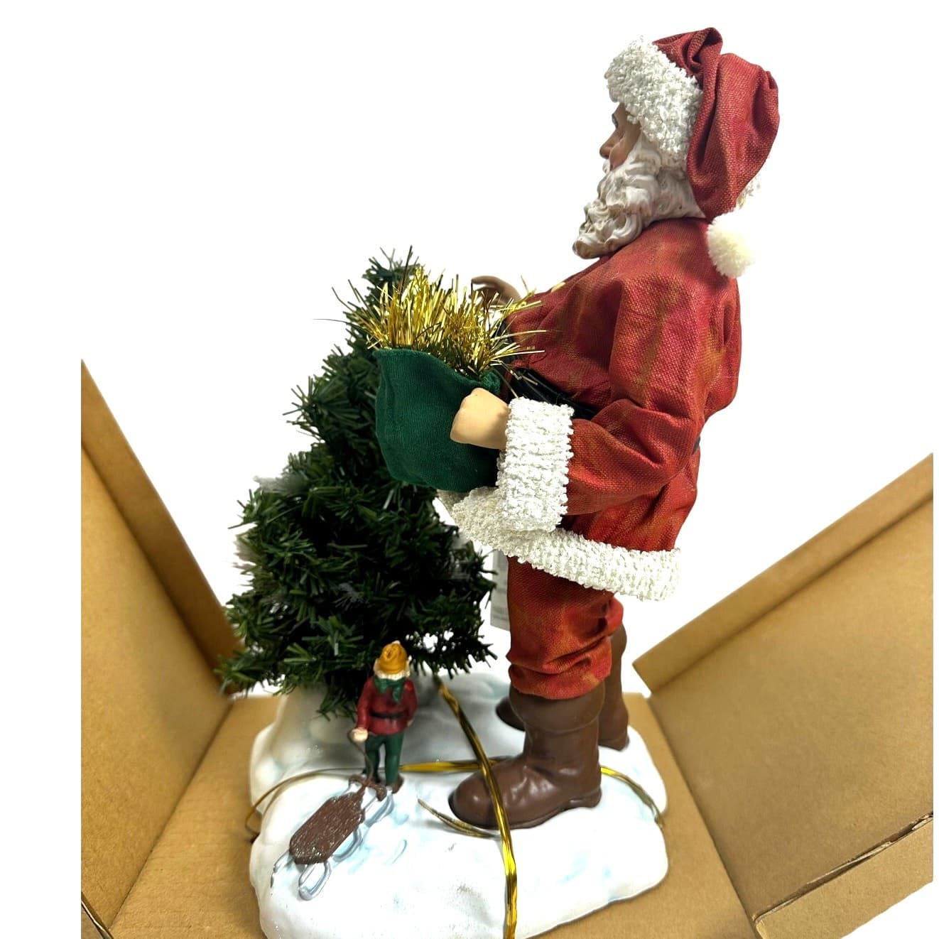 Clothtique Possible Dreams 2000 “Christmas Glow” 15103 Santa Figure-Excellent - Thumbnail 8
