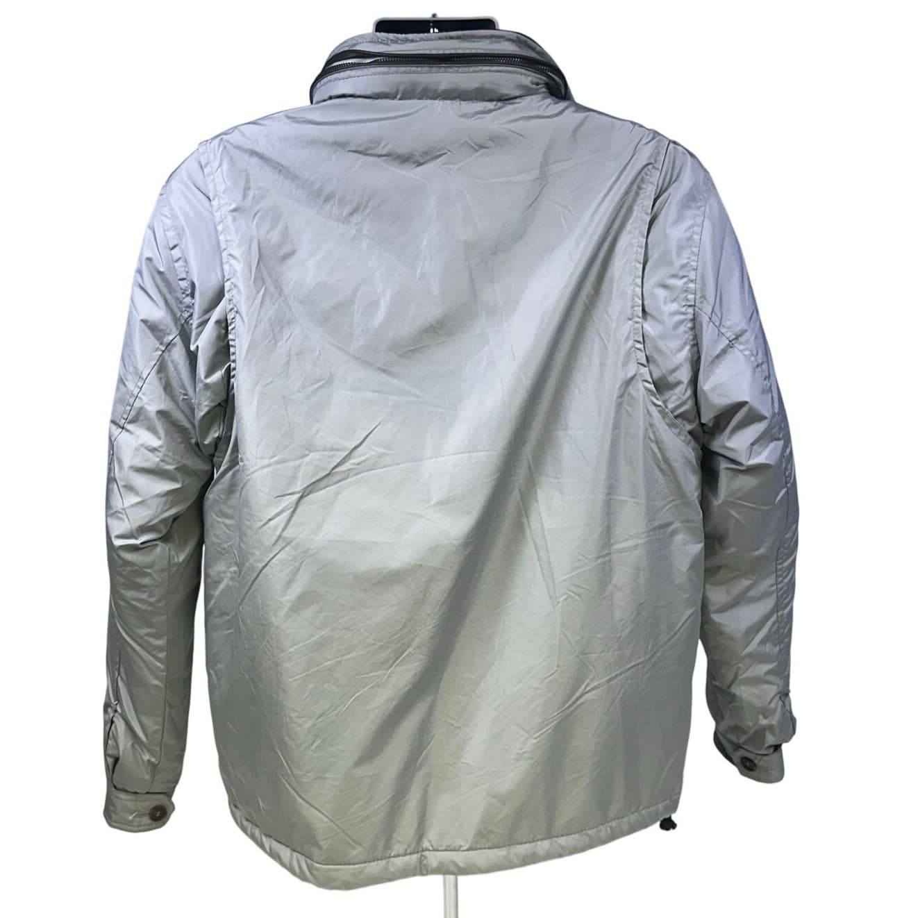 U S Polo Association Insulated Winter Jacket Men's Size Large Gray Navy - Thumbnail 8