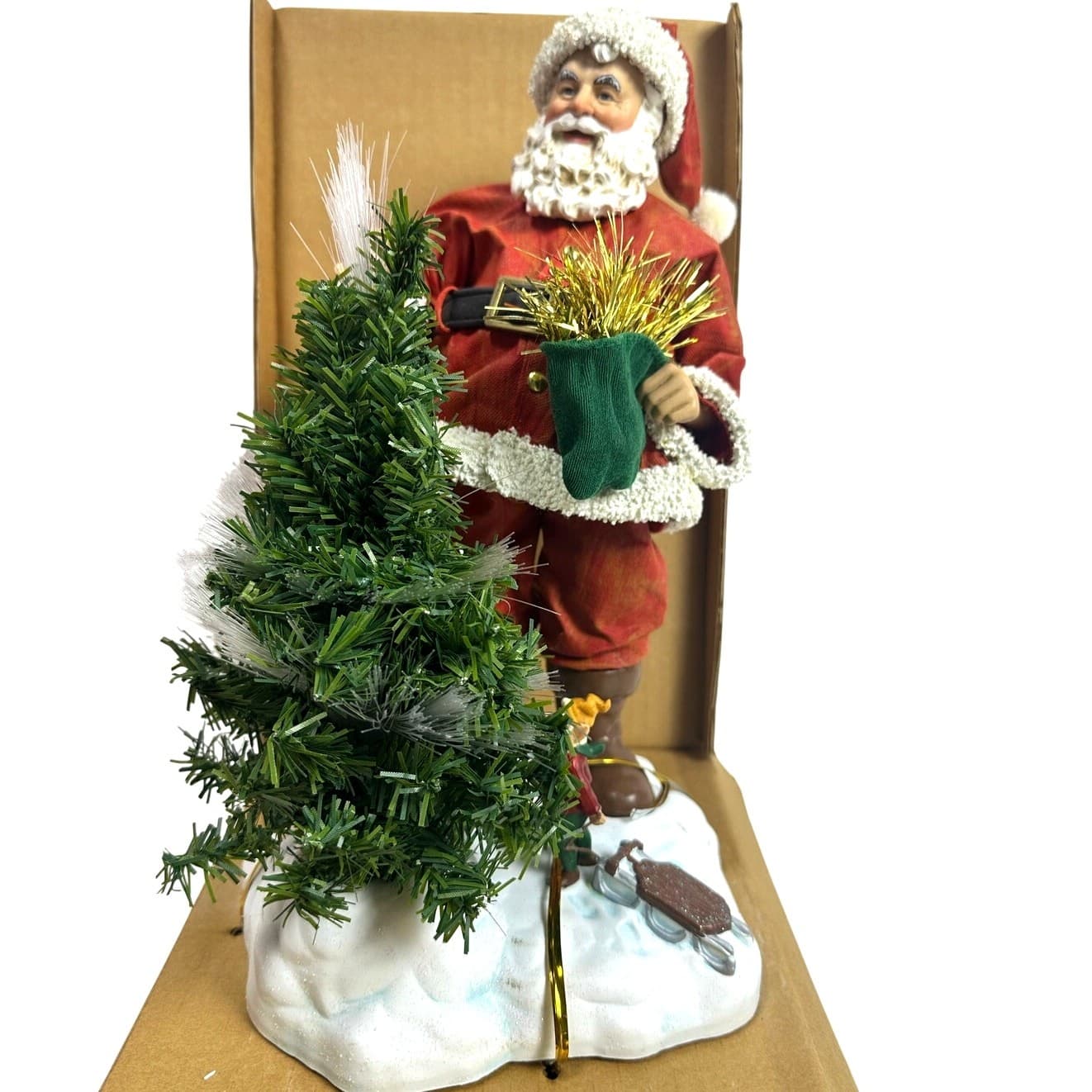 Clothtique Possible Dreams 2000 “Christmas Glow” 15103 Santa Figure-Excellent - Thumbnail 6
