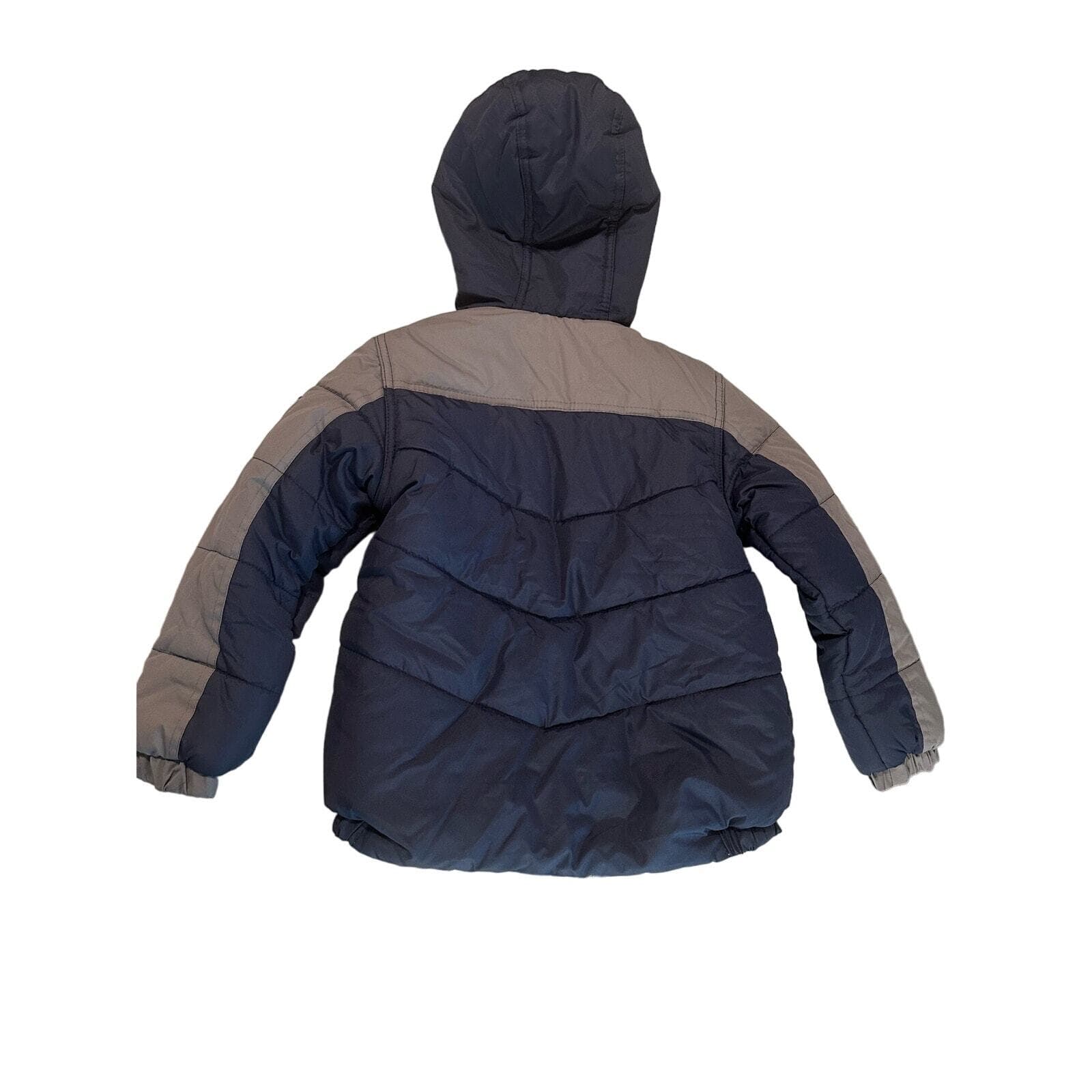 Protection System Boys Bubble Jacket Navy Blue and Green Size 5/6 - Thumbnail 2