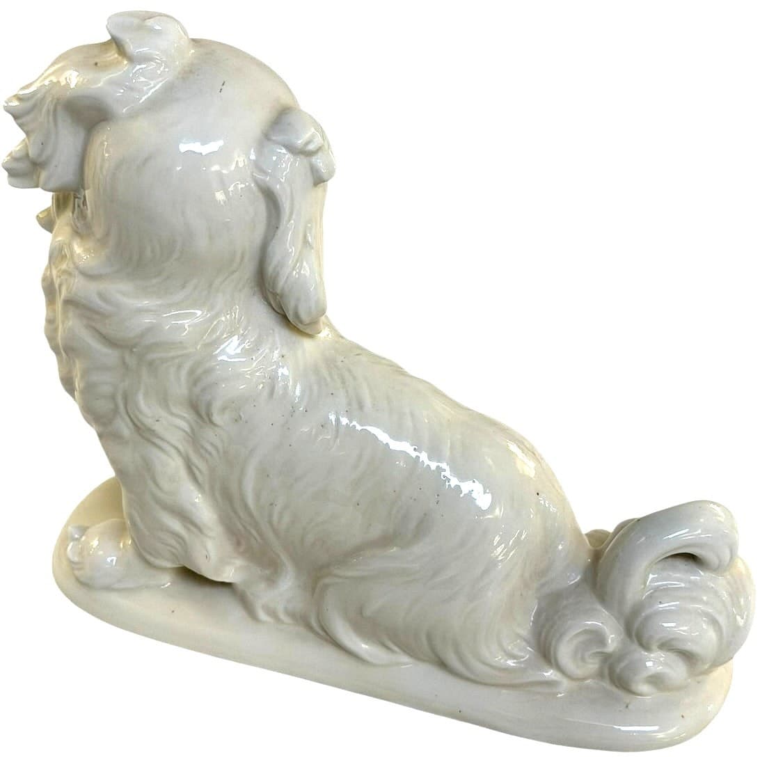 Antique WKC Gräfenthal German Porcelain 6.5" Pekingese Dog Figurine c. 1900-1925 - Thumbnail 9