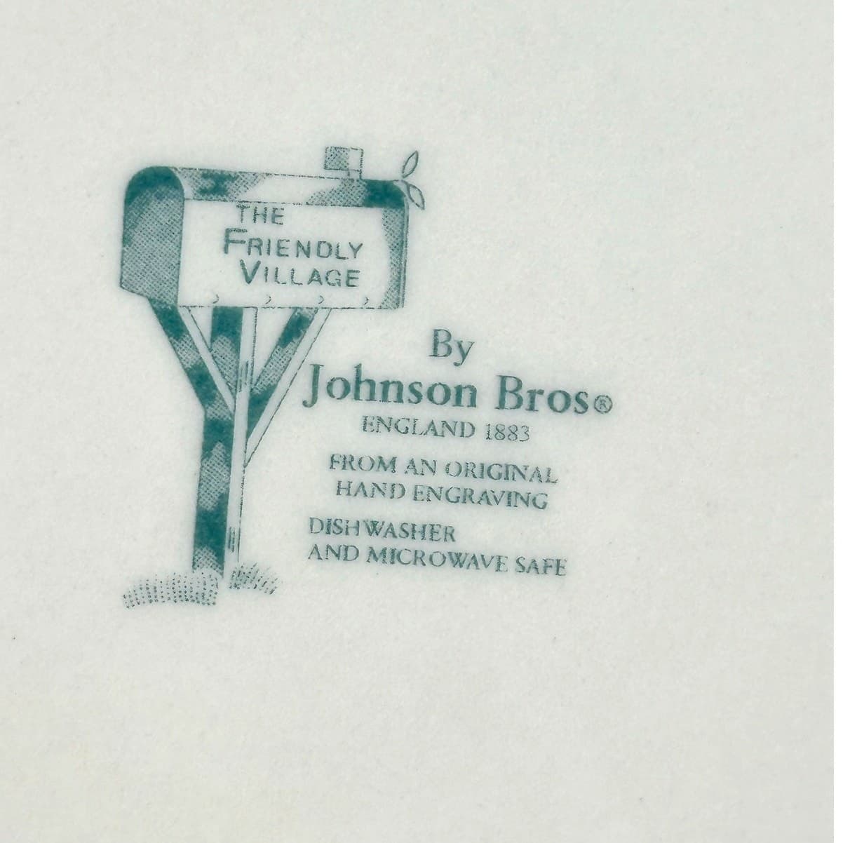 Johnson Bros Friendly Village England Autumn Mists 2007 Collector Dinner Plate - Thumbnail 8