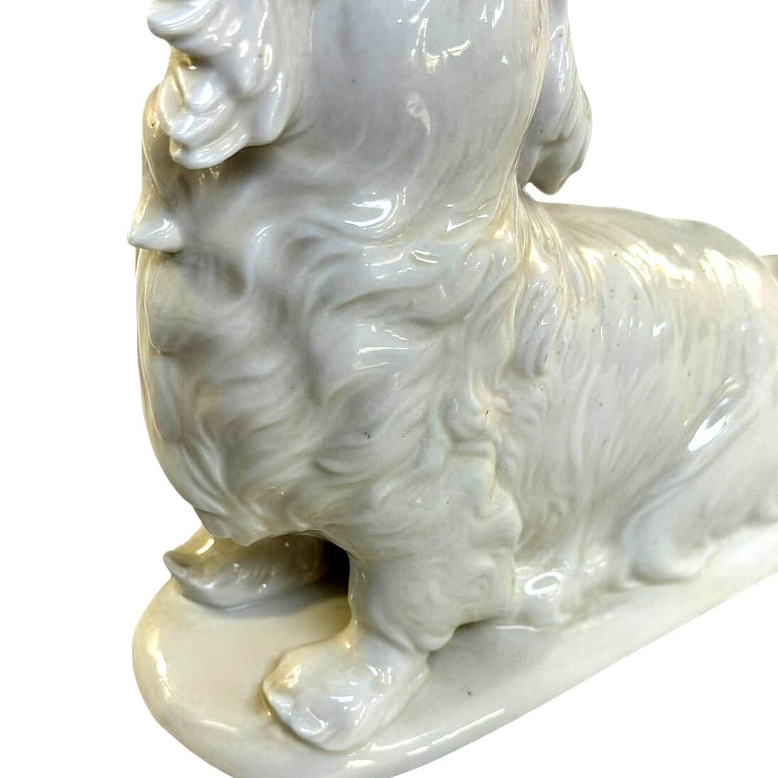 Antique WKC Gräfenthal German Porcelain 6.5" Pekingese Dog Figurine c. 1900-1925 - Thumbnail 10