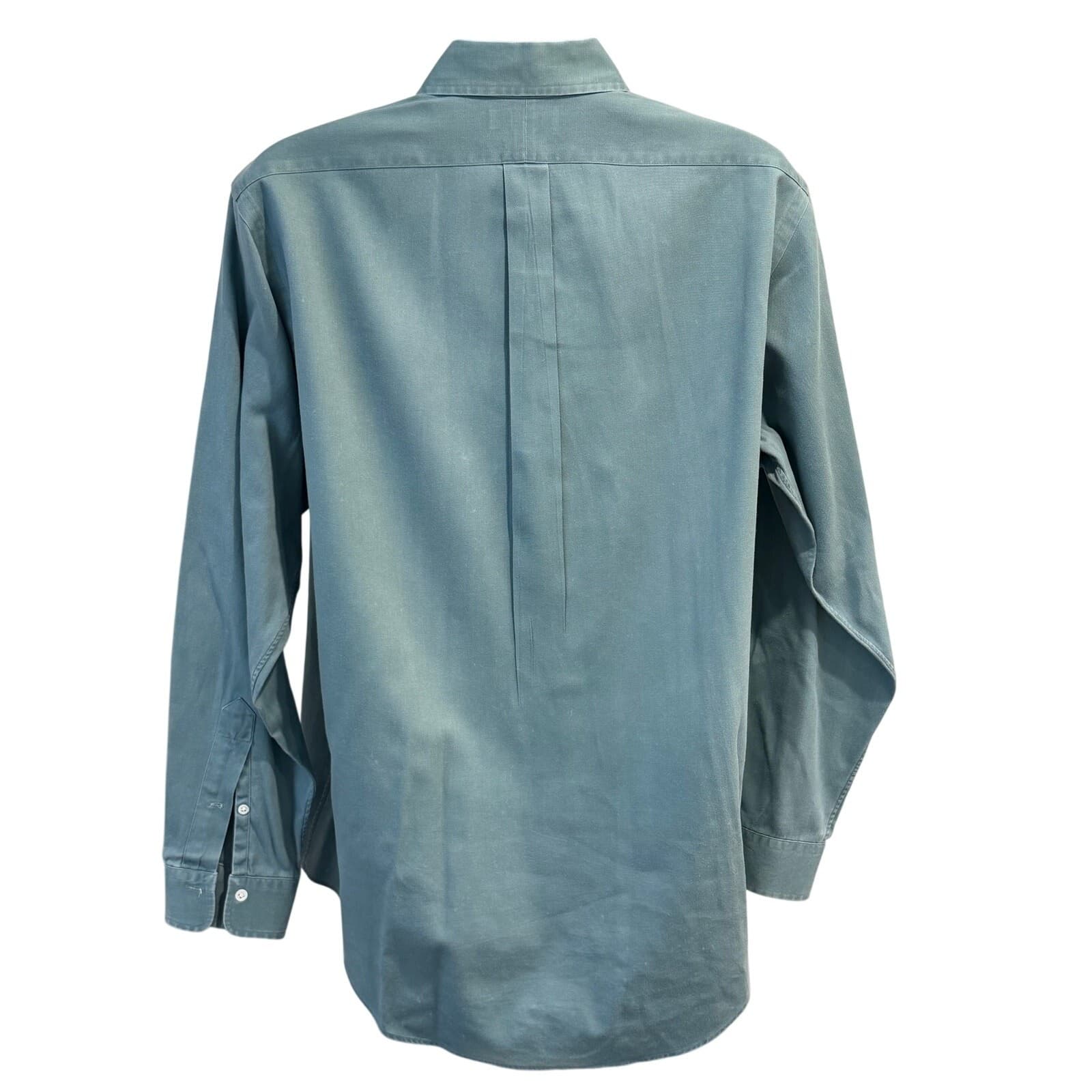 Ralph Lauren Gray Long Sleeve Button-Front Shirt Size Large - Thumbnail 4
