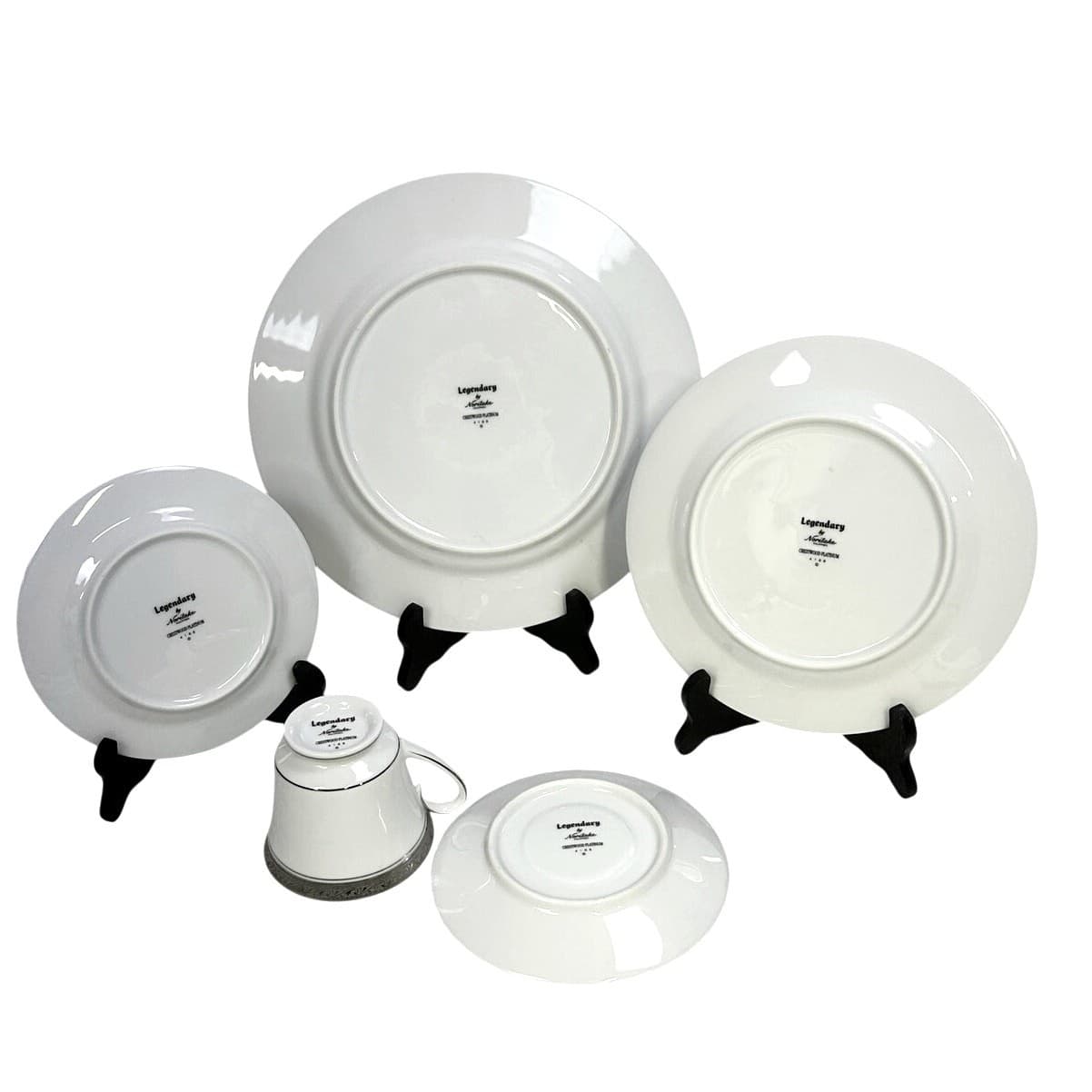 Noritake Legendary Crestwood Platinum 4166 Fine China 5-Piece Place Setting - Thumbnail 9