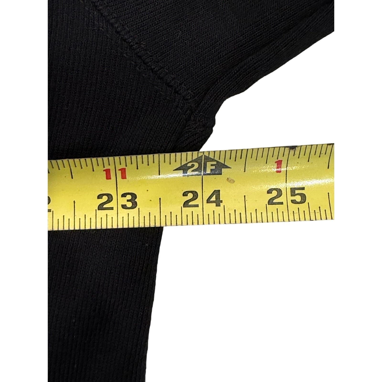 Men's Black Long Sleeve Henley Knit Top / Tunic - Thumbnail 5