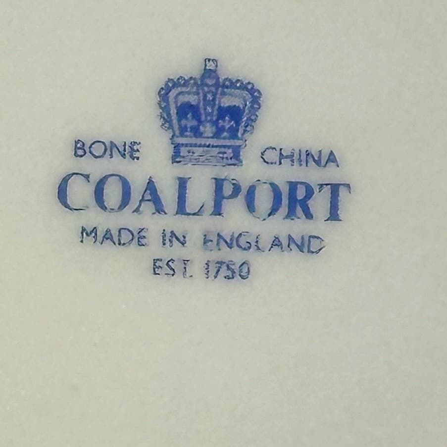 Coalport England 'Admiral Cobalt Blue' 7.75" Luxury Salad Plate Gold Accents - Thumbnail 6