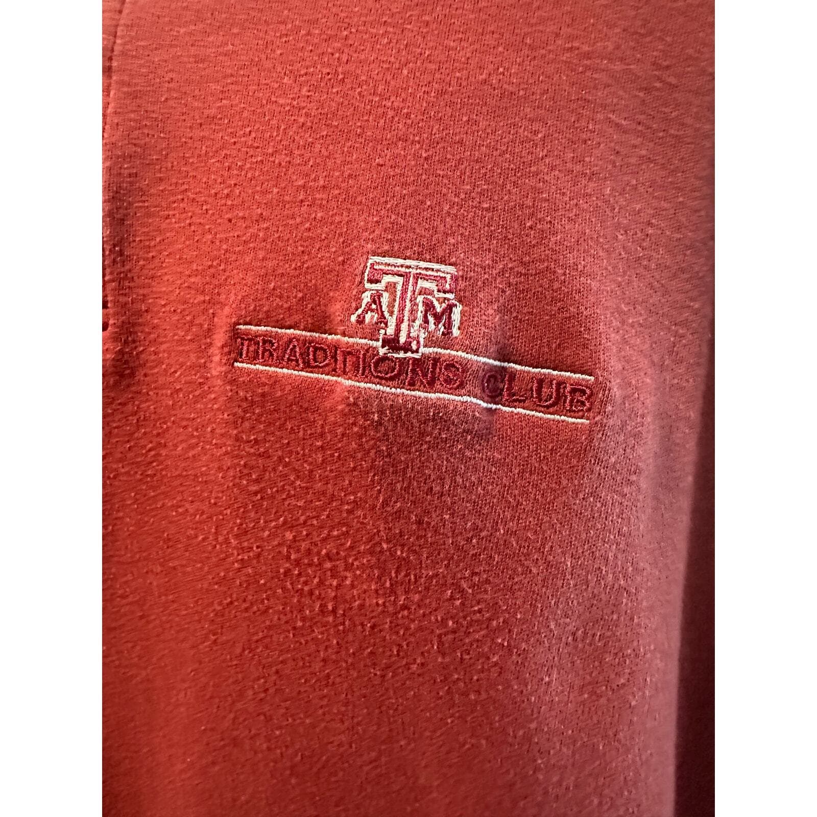 Ashworth Texas A&M Traditions Club Golf Shirt Maroon XL - Thumbnail 4
