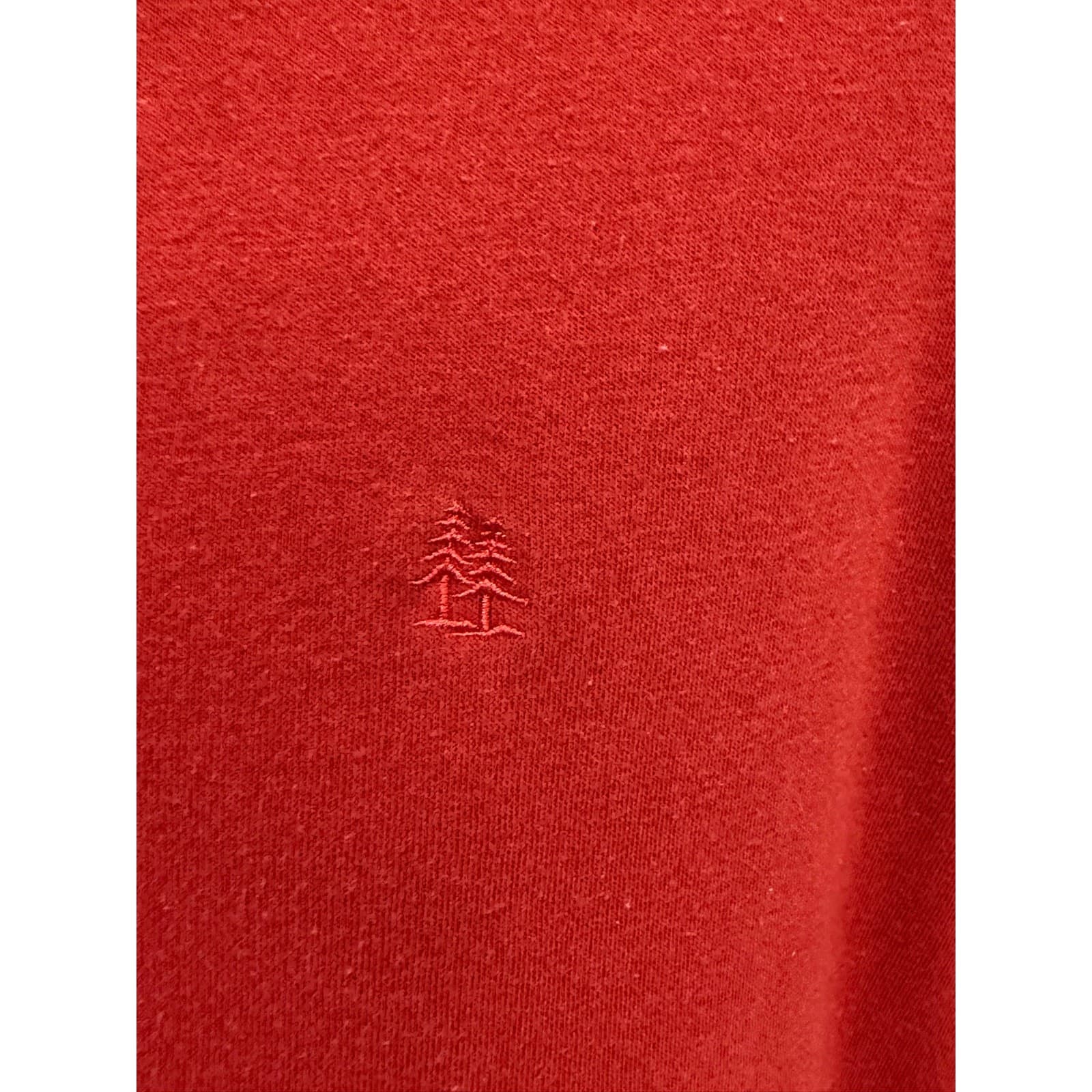 G.H. Bass & Co. Men's Fleece-Lined Crewneck Sweatshirt – Red - Thumbnail 3