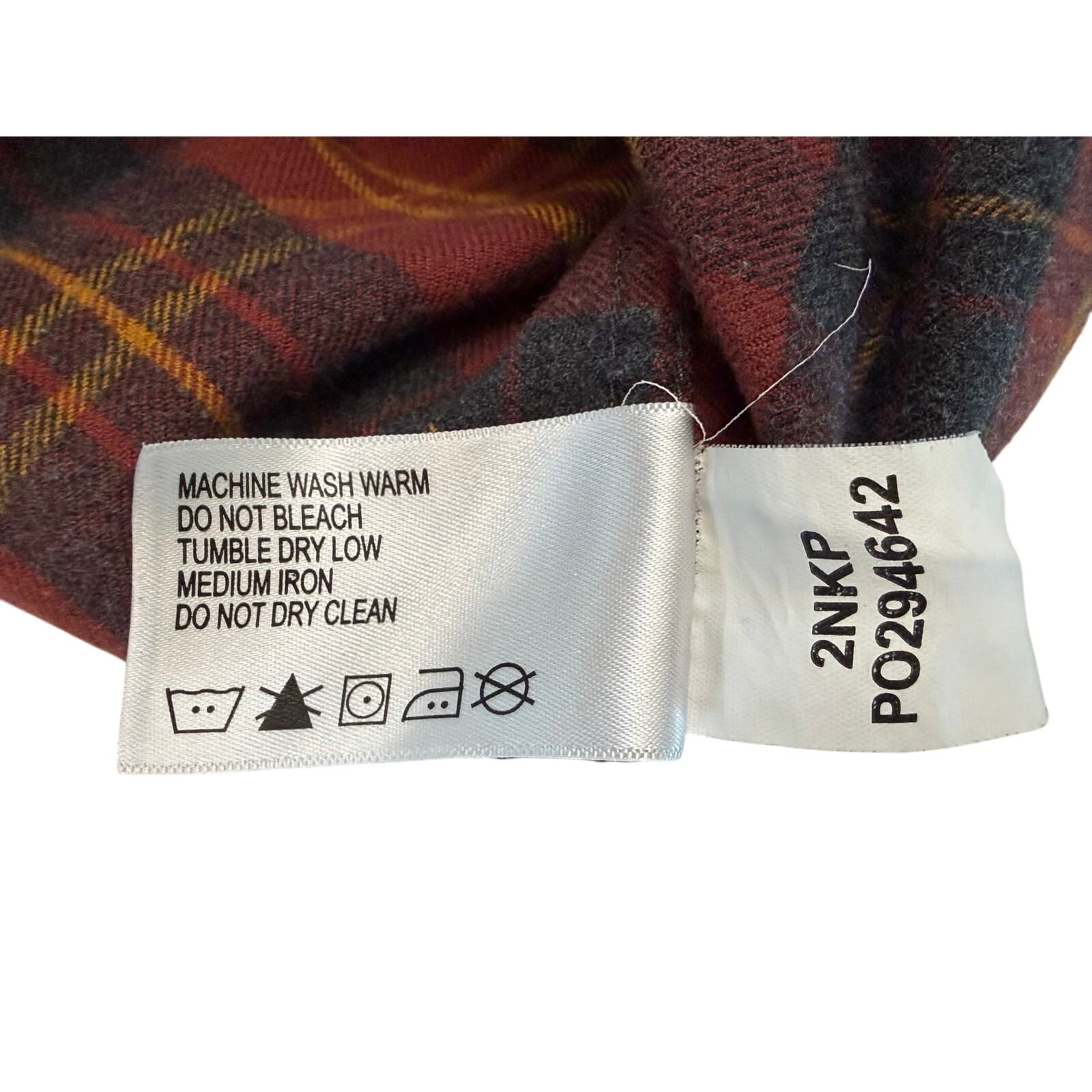 Orvis Luxury Flannel Shirt Mens XL Red Plaid Button Down 100% Cotton - Thumbnail 6