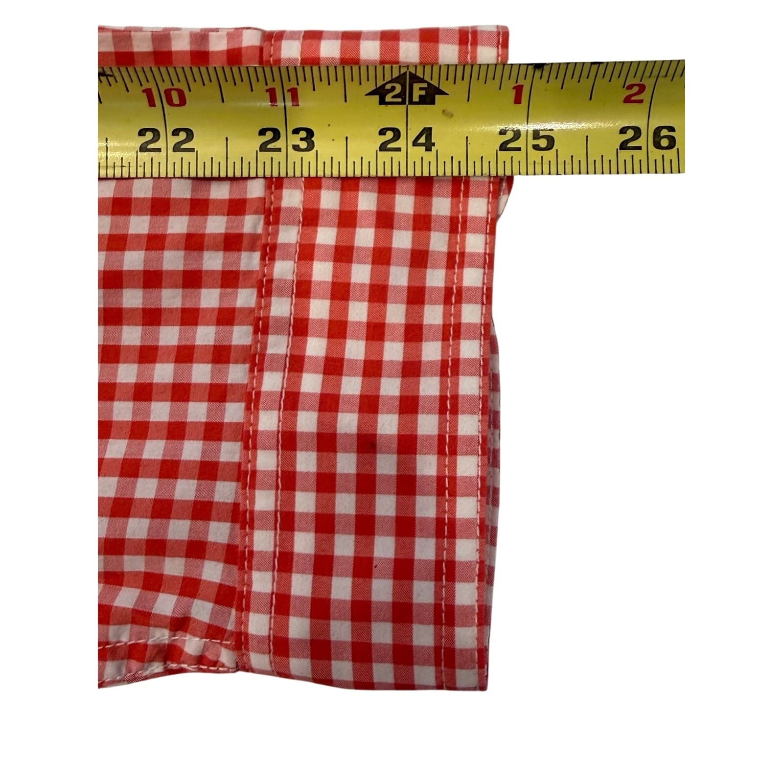 Orvis Active Fit XL Orange White Gingham Button Front Fishing Shirt Mens XL - Thumbnail 7