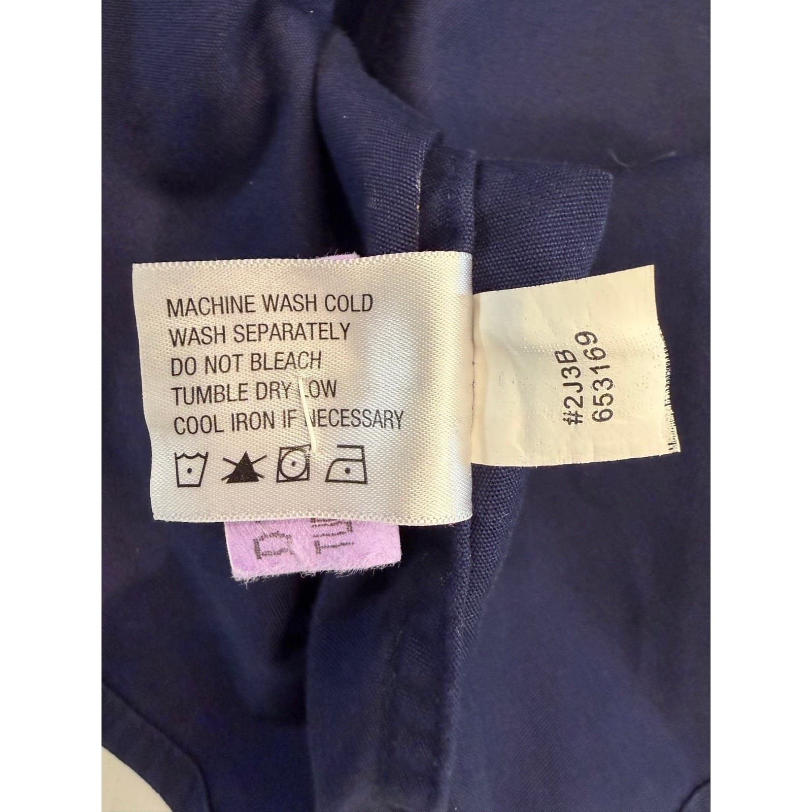 Orvis Men's XL Navy Pullover Shirt 100% Cotton Long Sleeve Dual Pocket Casual - Thumbnail 9
