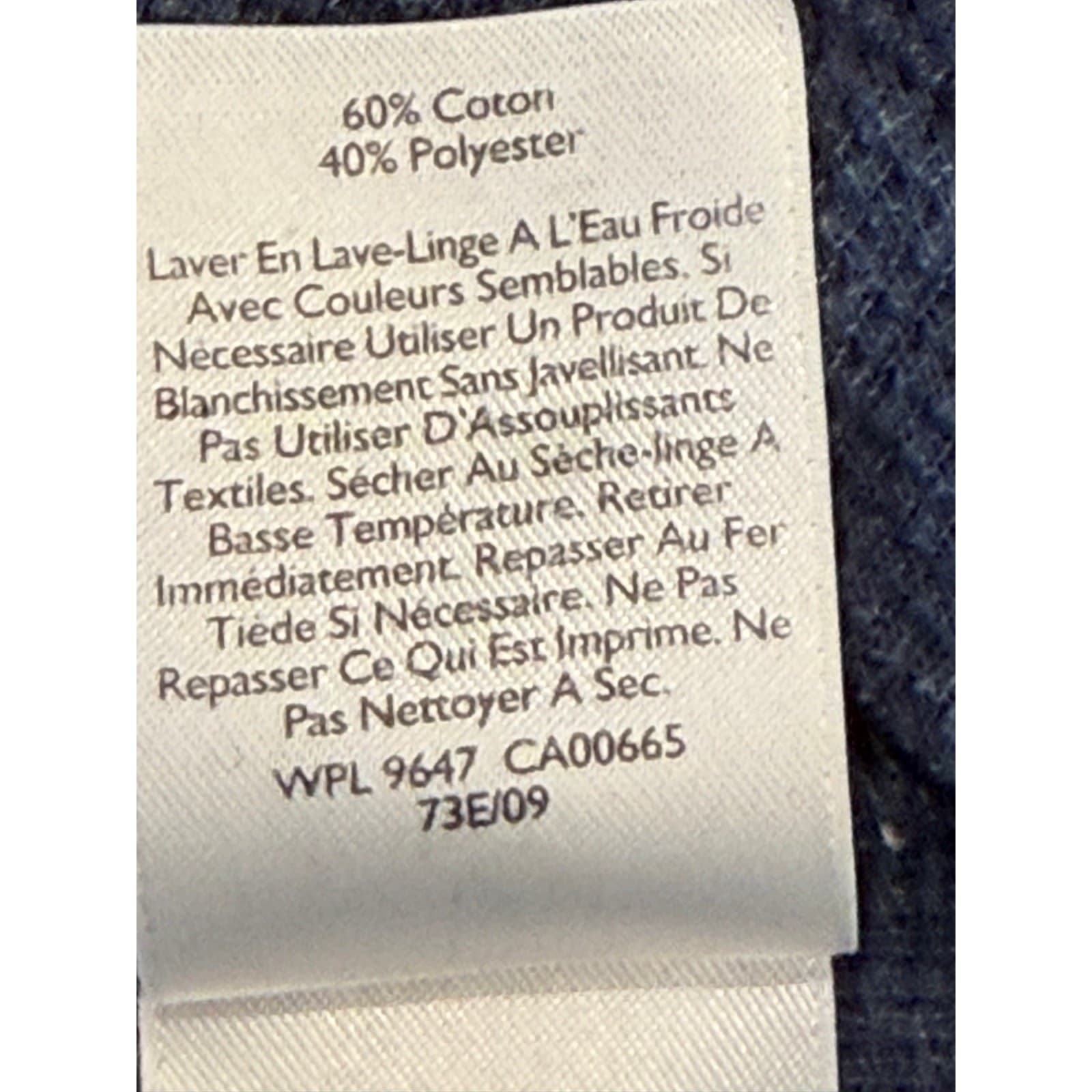 Eddie Bauer Men's Blue Waffle Knit Thermal Crewneck Pullover Shirt XL - Thumbnail 7