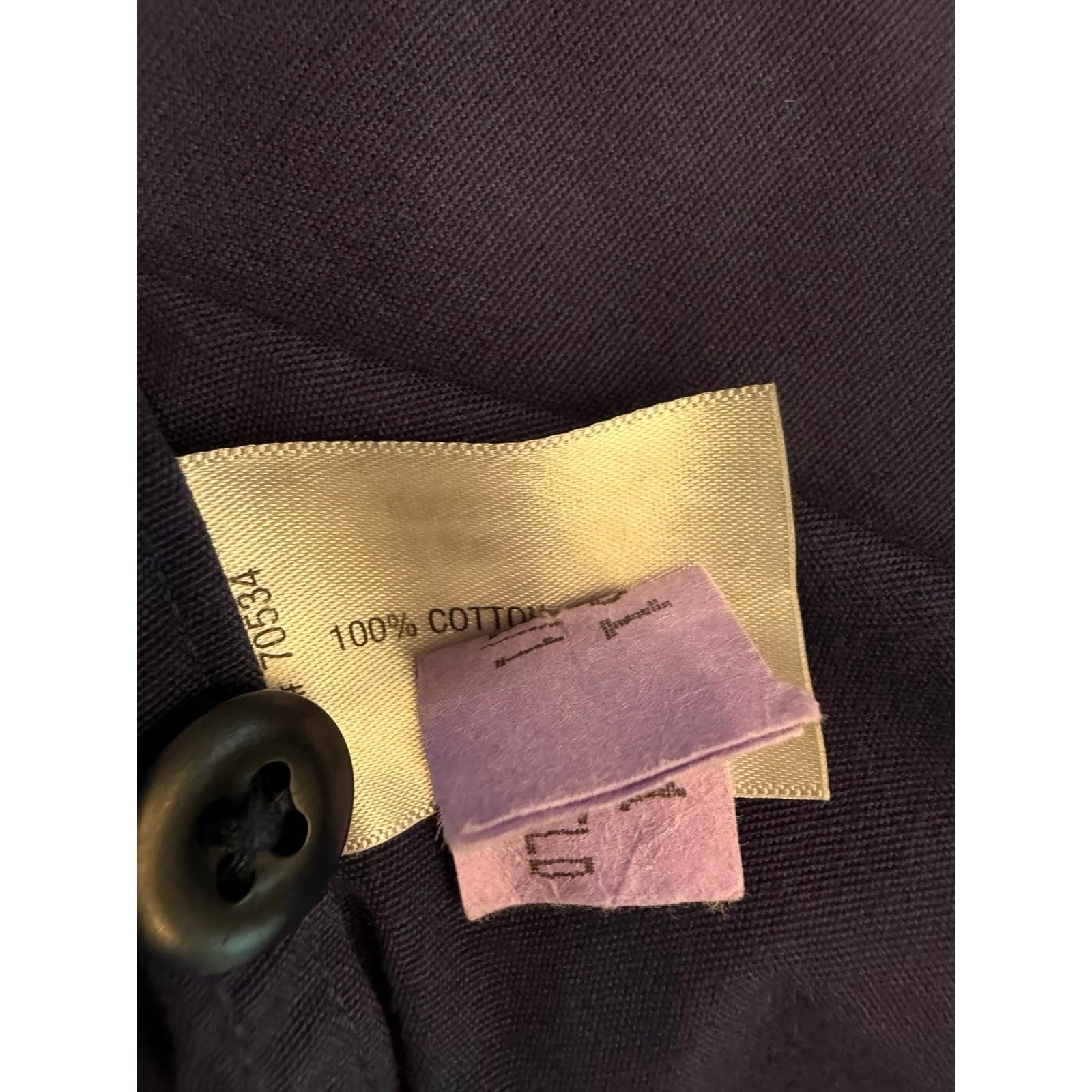 Orvis Men's XL Navy Pullover Shirt 100% Cotton Long Sleeve Dual Pocket Casual - Thumbnail 8