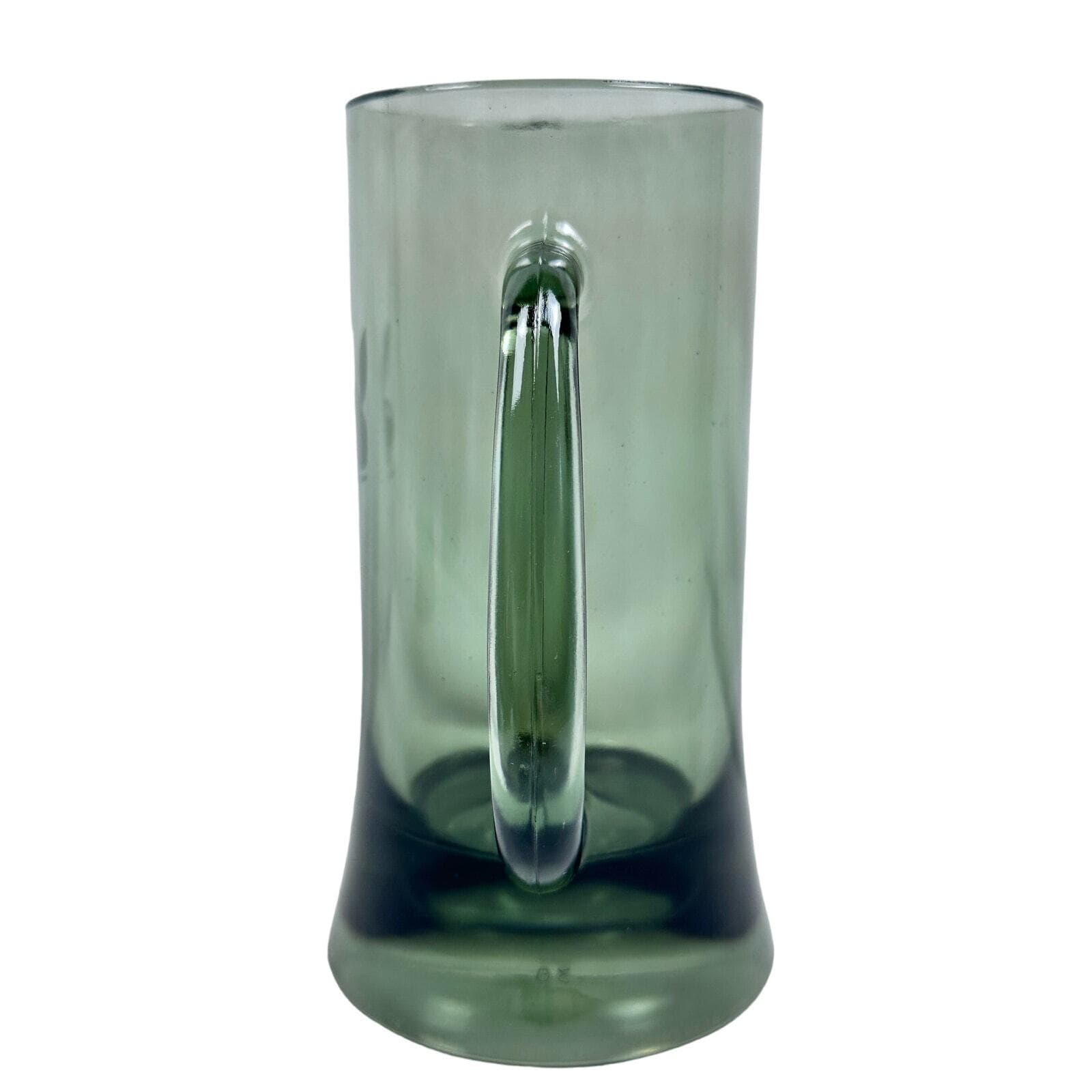Playboy Smoky Green 1970s Glass Beer Steins Mugs VG Vintage - Thumbnail 3