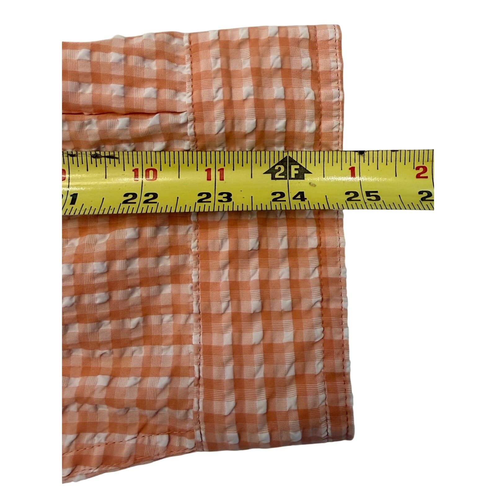 Orvis Active Fit XL Peach Seersucker Fishing Shirt Long Sleeve Vented Outdoor - Thumbnail 6