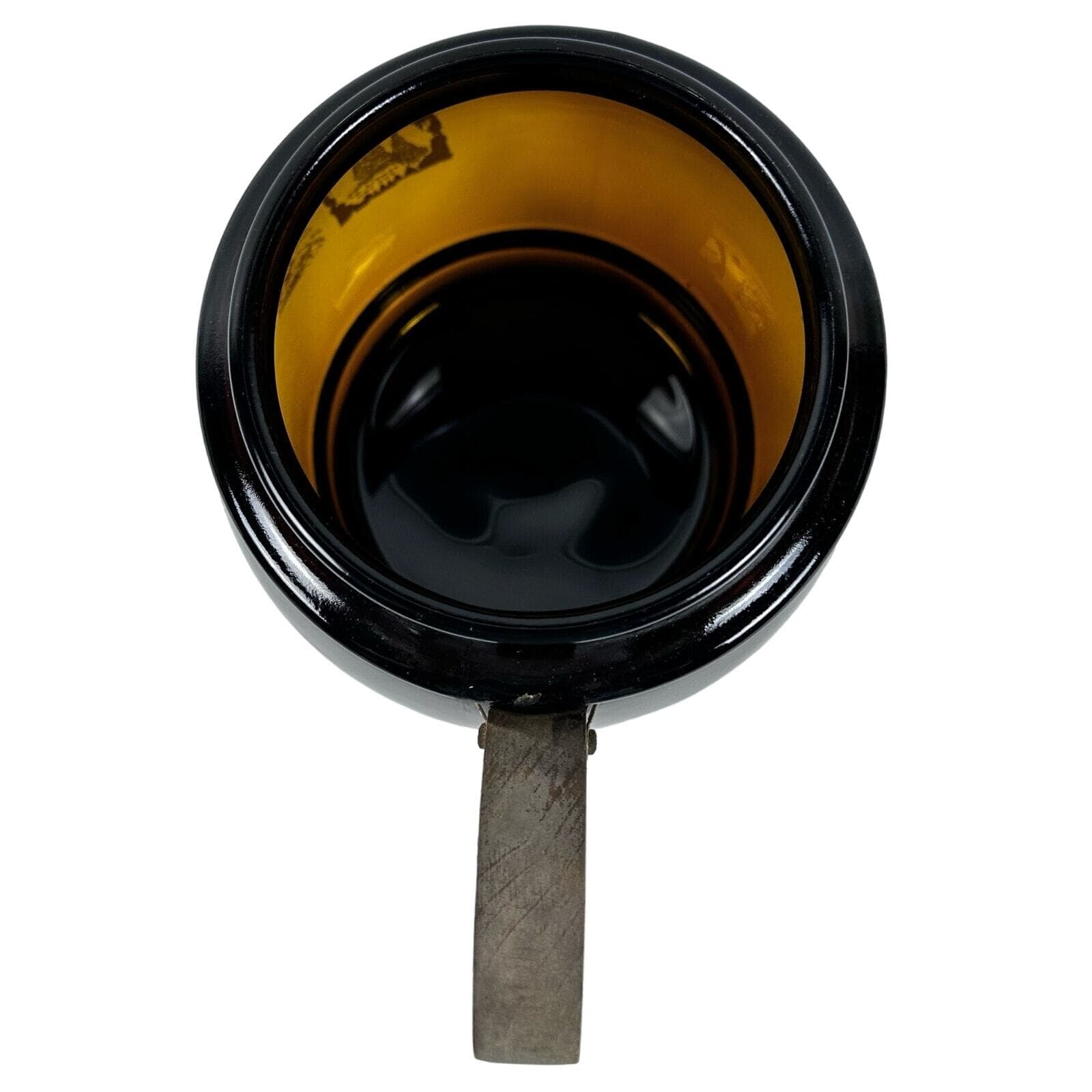 SiestaWare Amber/Brown “Think Big” Carlsbad caverns oversize Beer Stein Mug - Thumbnail 5