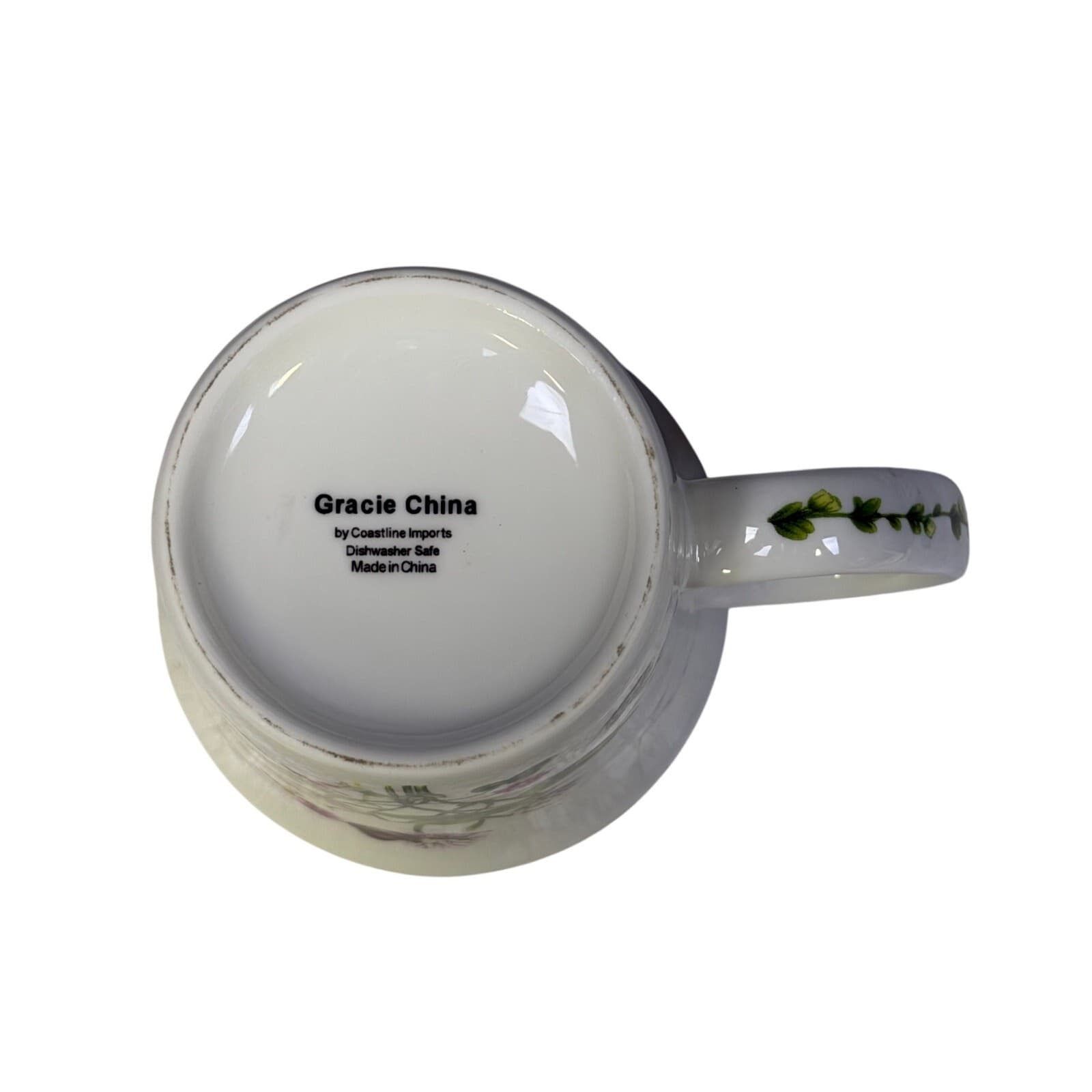 Gracie China Botanic Wildflowers Bone China 12 Oz Coffee/Tea Mugs-Set of 4 - Thumbnail 5