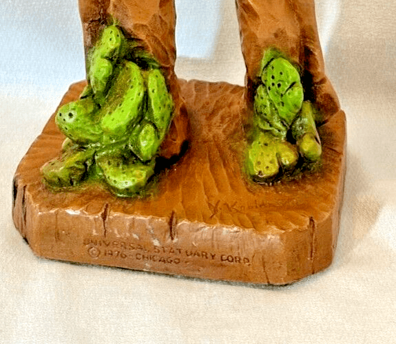 Universal Statuary Company Chicago 1976 Cowboy Figure signed Y. Kendrick 16.5" - Thumbnail 8