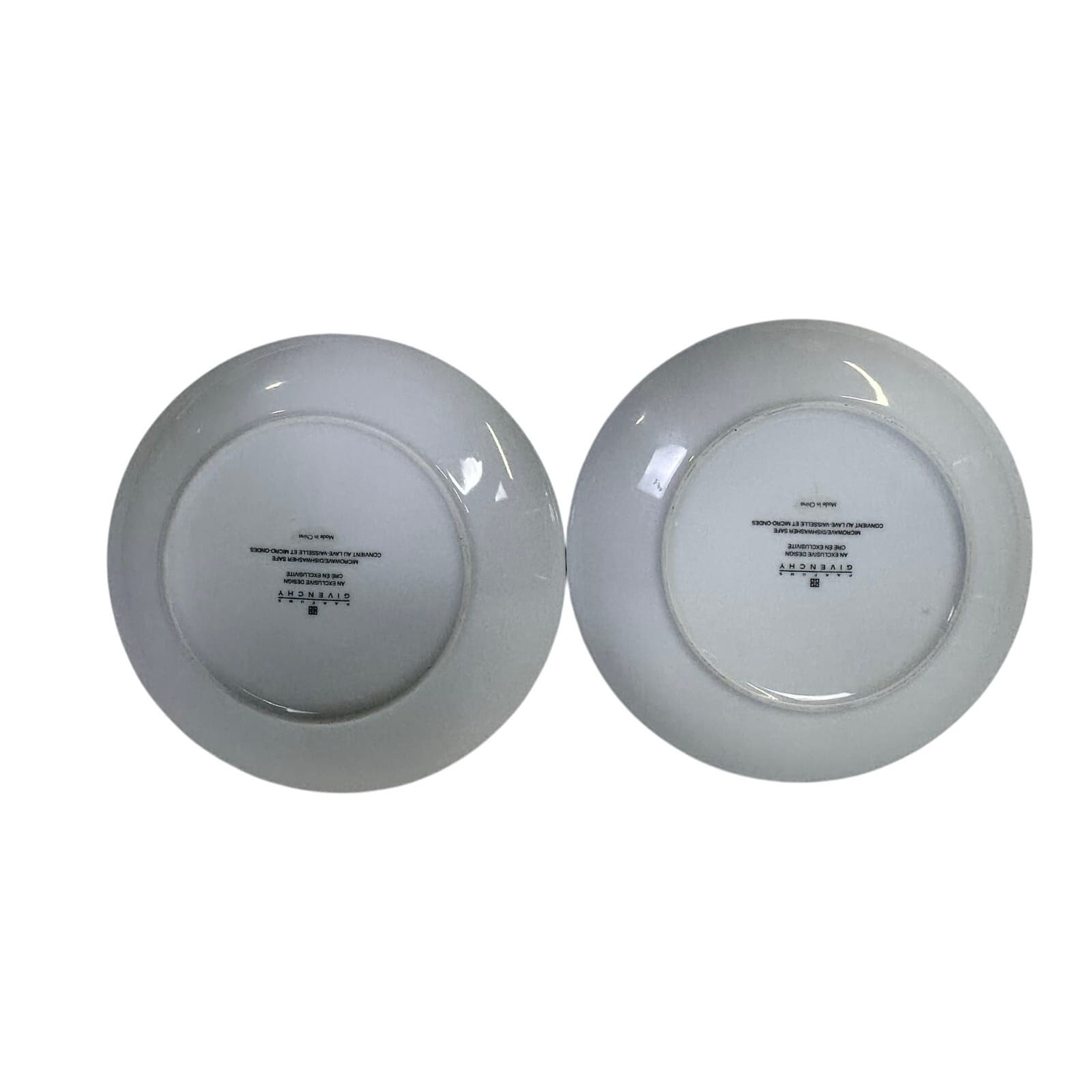Givenchy Les Fleurs de Parfums 8.25" Salad/Dessert Plates-Excellent-Set of 2 - Thumbnail 8