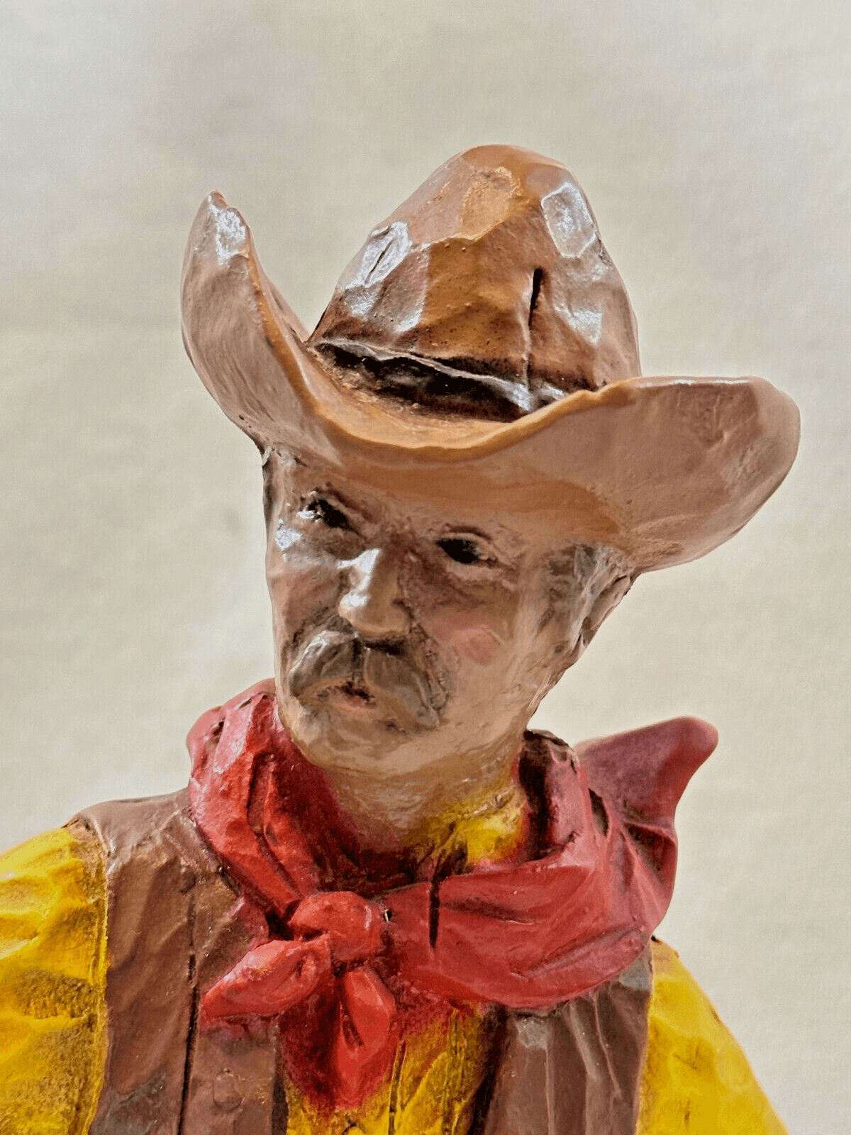 Universal Statuary Company Chicago 1976 Cowboy Figure signed Y. Kendrick 16.5" - Thumbnail 2