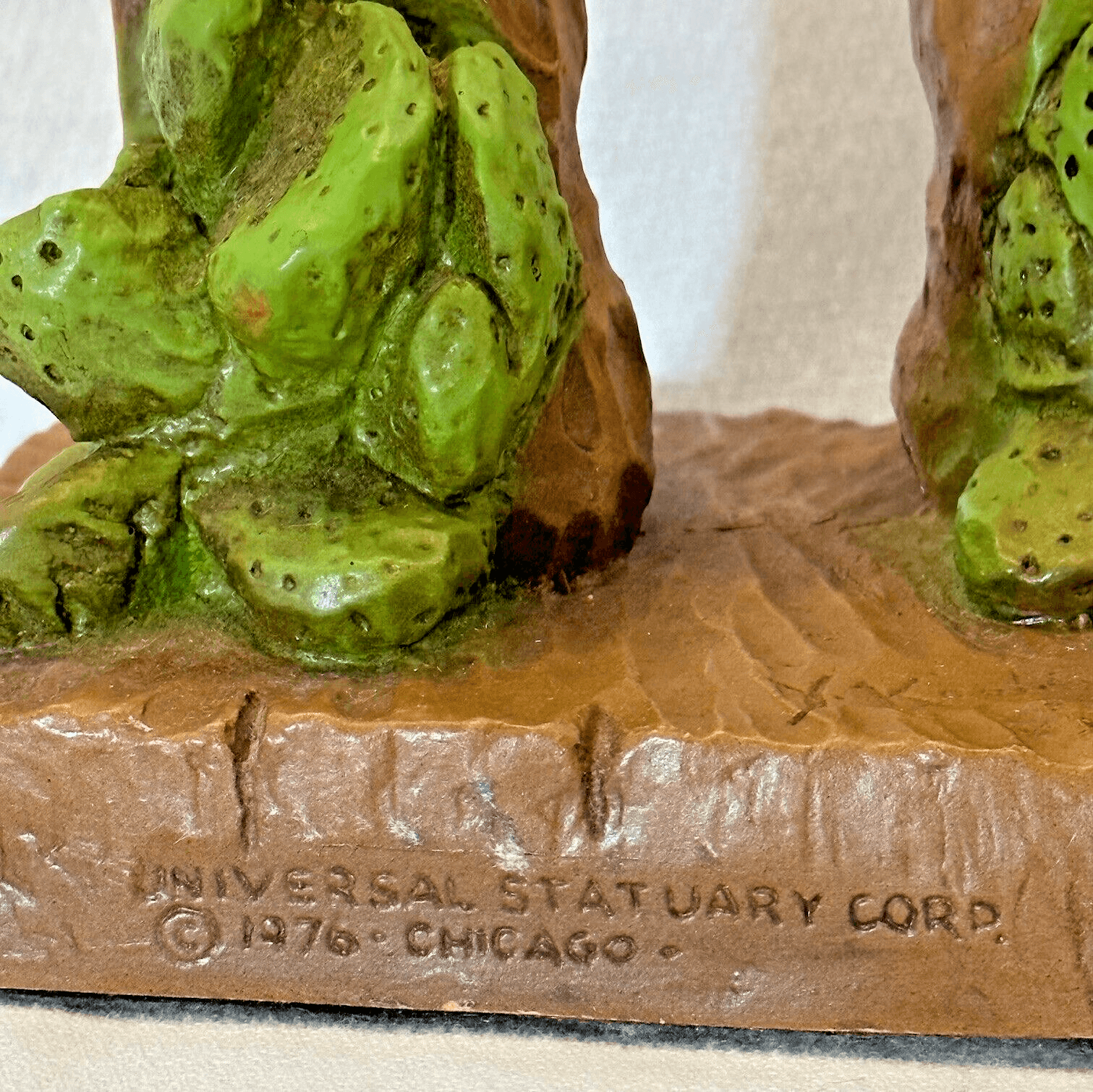 Universal Statuary Company Chicago 1976 Cowboy Figure signed Y. Kendrick 16.5" - Thumbnail 7
