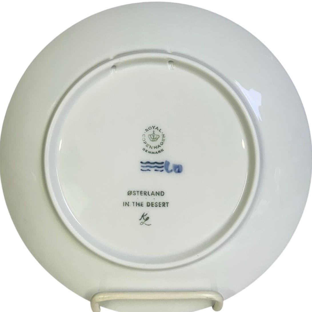 Royal Copenhagen Denmark 1972 Annual Christmas Plate 'In The Desert' - Thumbnail 2