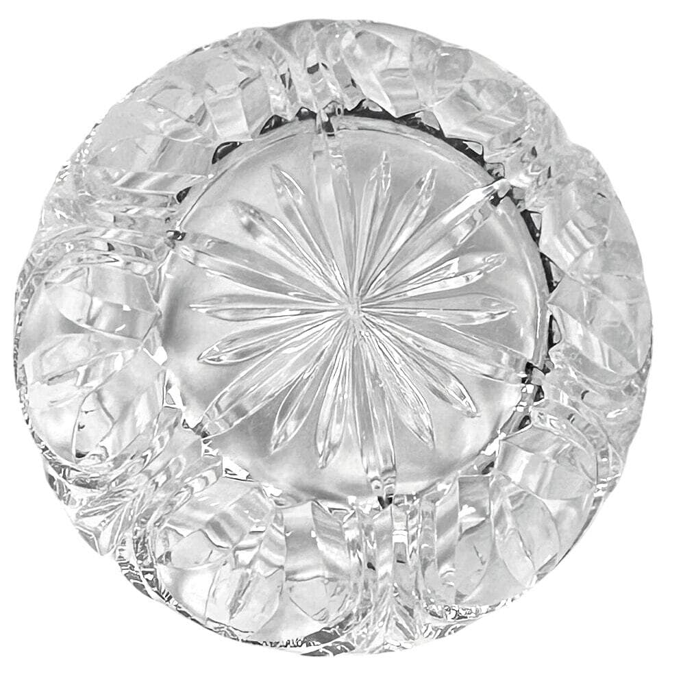 Block 24% Lead Heavy Crystal Wyndham Signed Centerpiece Bowl-Poland Excellent! - Thumbnail 6
