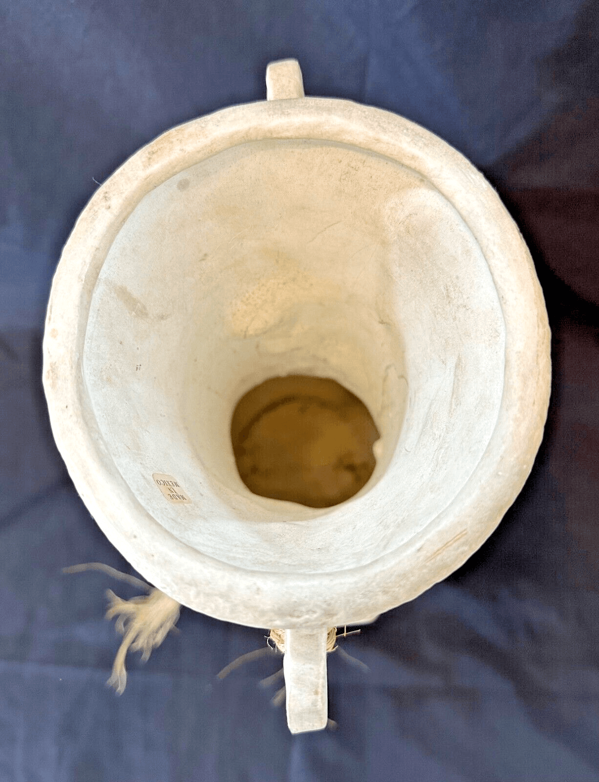 Primitive Southwestern Native Mexico Pitcher Jug Clay Pottery - Thumbnail 11