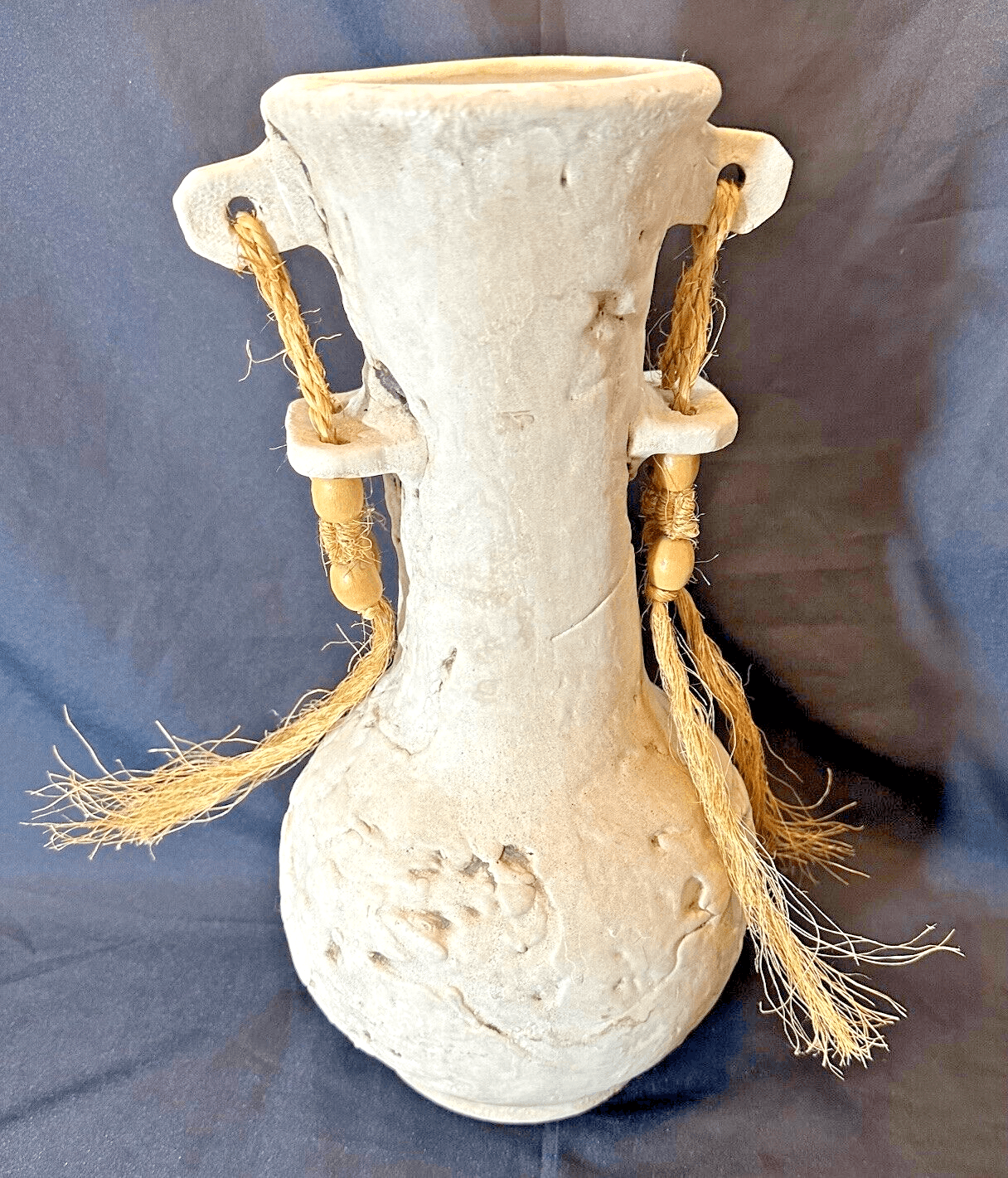 Primitive Southwestern Native Mexico Pitcher Jug Clay Pottery