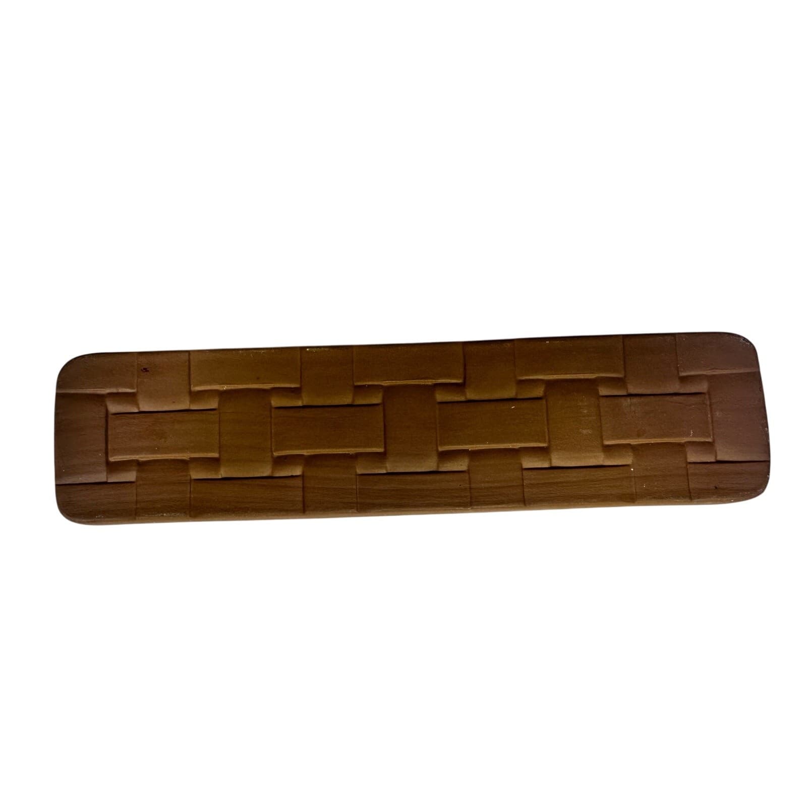 Longaberger Pottery Terracotta Cracker Basket Brick Warming Stone 9" x 2.25" - Thumbnail 2