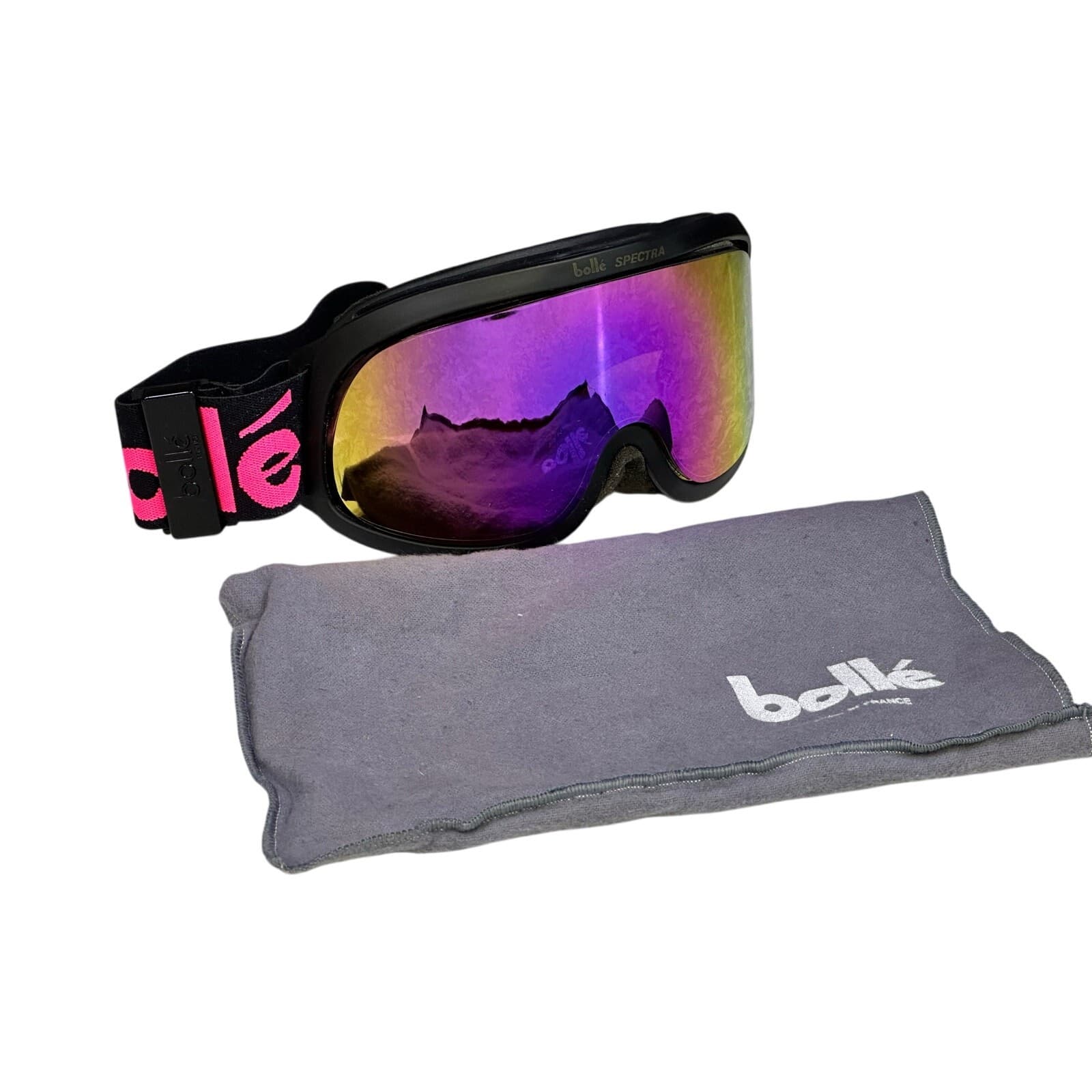 Bolle Spectra X500 Vintage Made in France Goggles Ski Snowboard Snowmobile