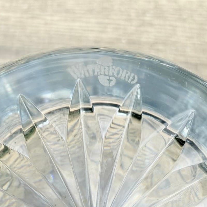Waterford Crystal Wedding Heirloom 7" Vase #109174 Ireland Box Tag Heart Cut - Thumbnail 9