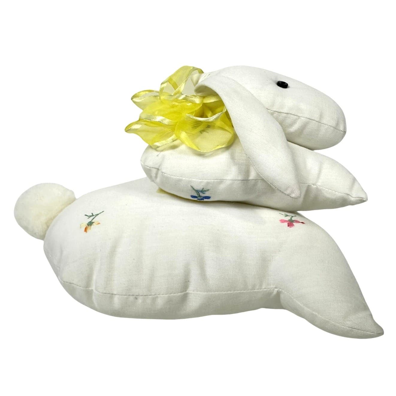 Pillow Three Tier Bunny Rabbit with Embroidery-Unique Handmade Cute Loveable! - Thumbnail 5