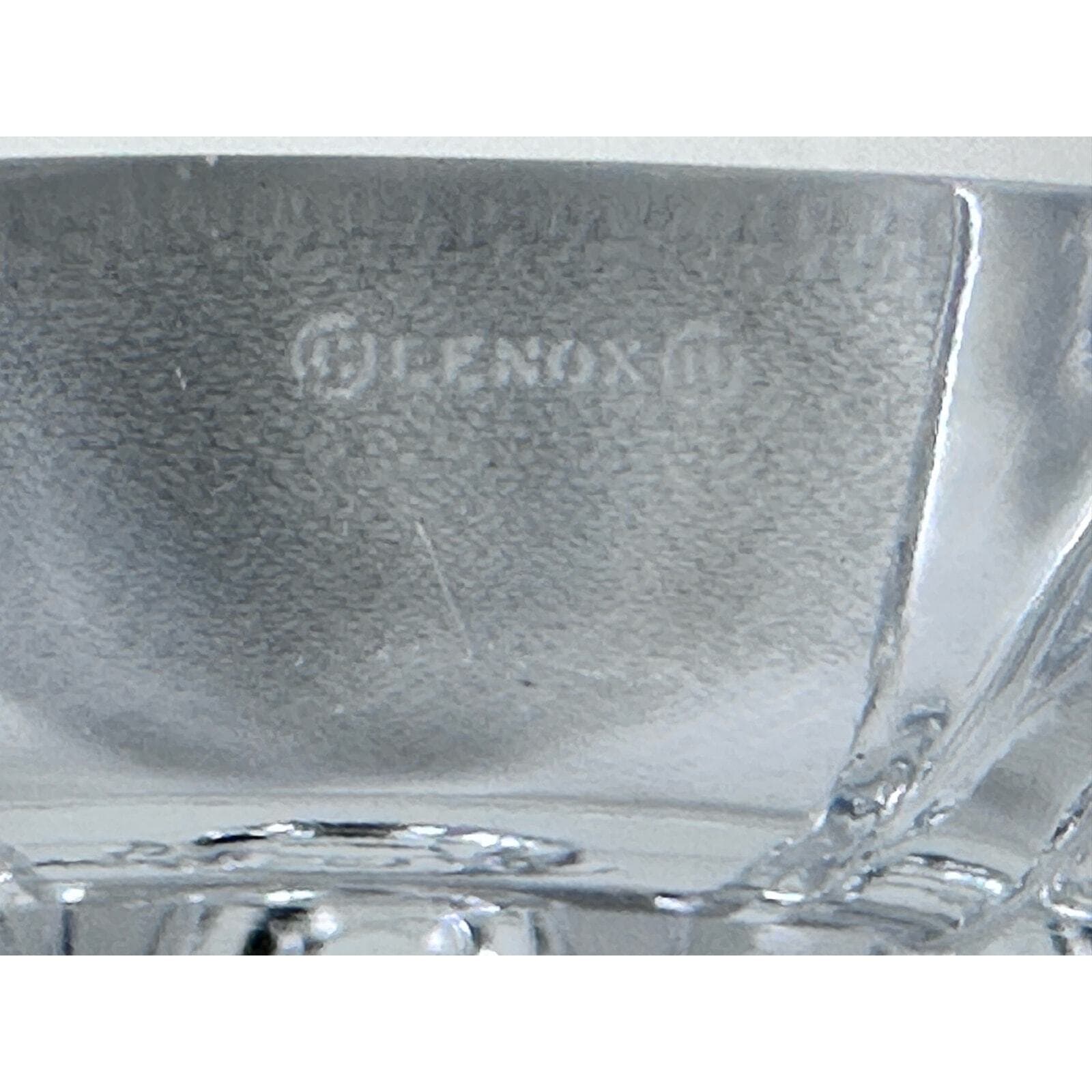 LENOX Ovations Cascade Lead Crystal Candle Holders Slovenia set/ 2 Good - Thumbnail 6