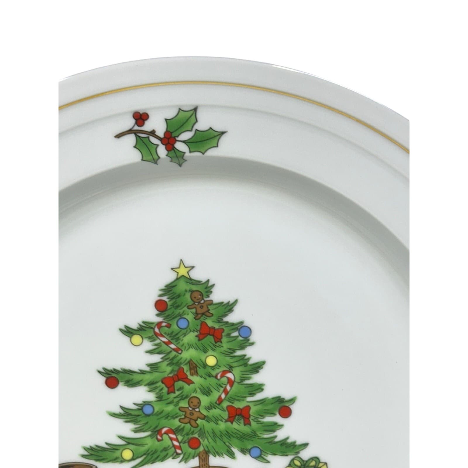 Tienshan Retired 1996-1999 'Holiday Hostess' 10.75" Dinner Plates-Set of 4 - Thumbnail 4