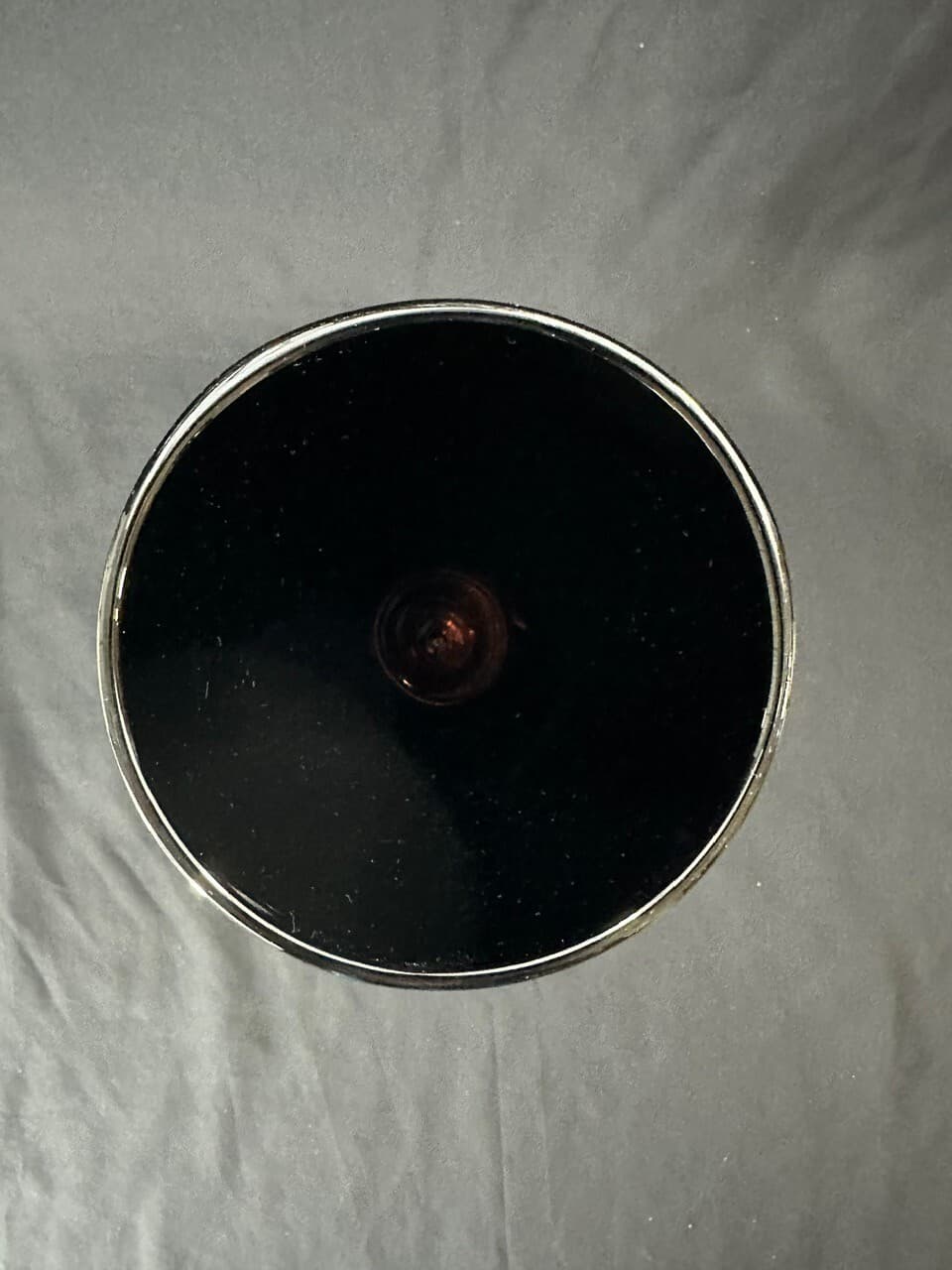 Hand Blown Glass Art Black Vase by Hurricane 15.25" - Thumbnail 4