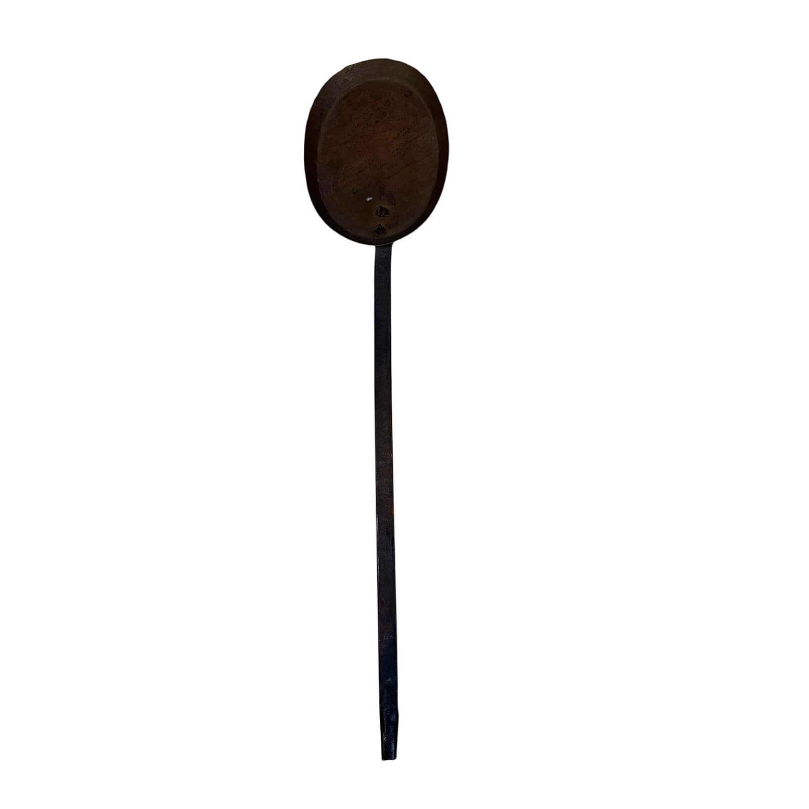 Primitive Hand Forged Antique 19-1/4" Copper Ladel /Spoon