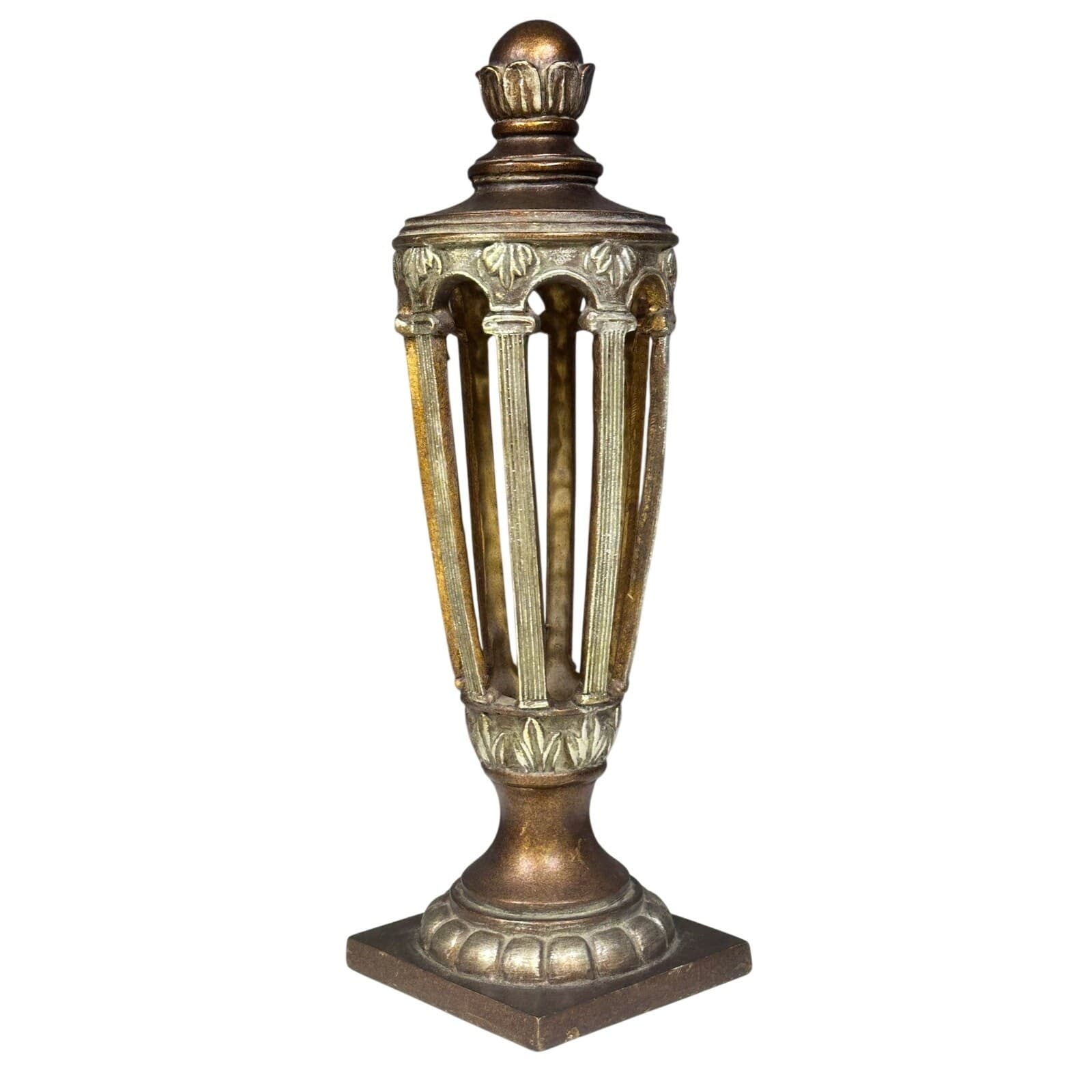Neoclassical Large 20" Decorative Finial Urn Style Accent Piece - Thumbnail 2