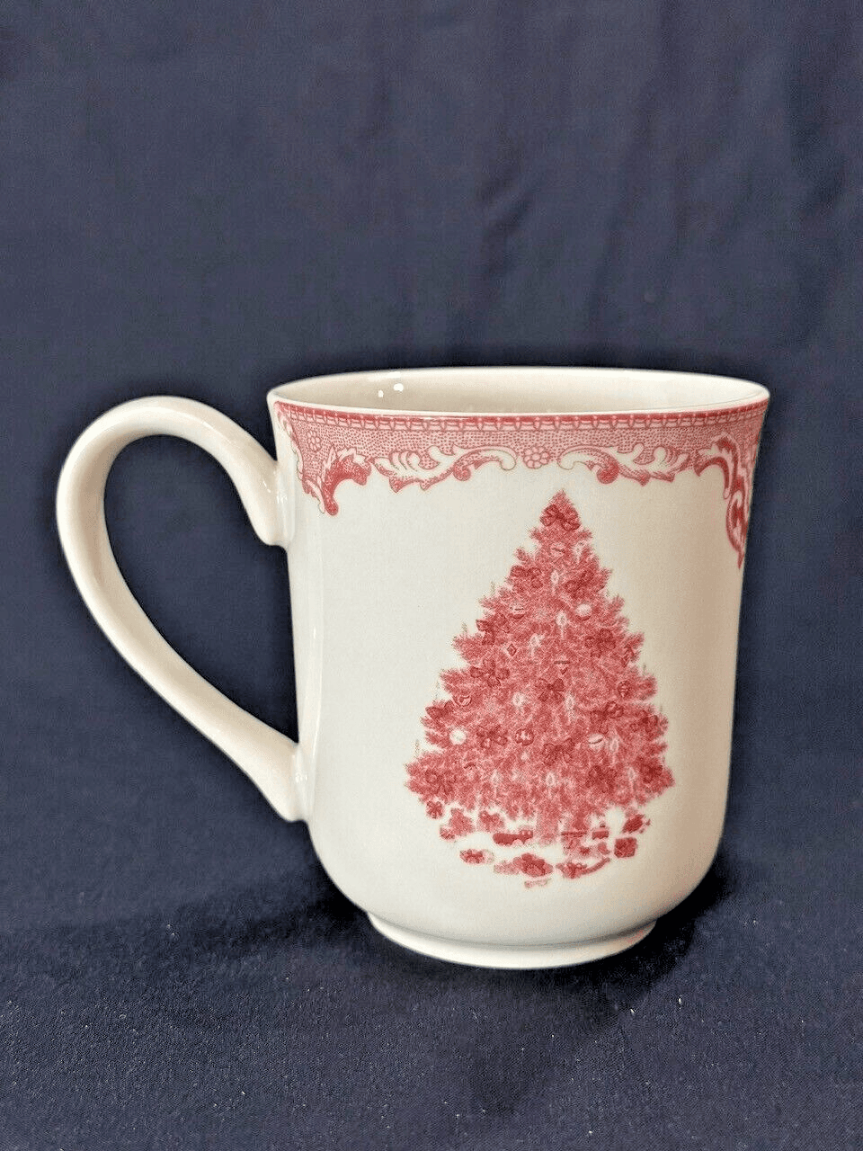 Johnson Brothers Old Britain Castles Pink Christmas Mug England - Thumbnail 3