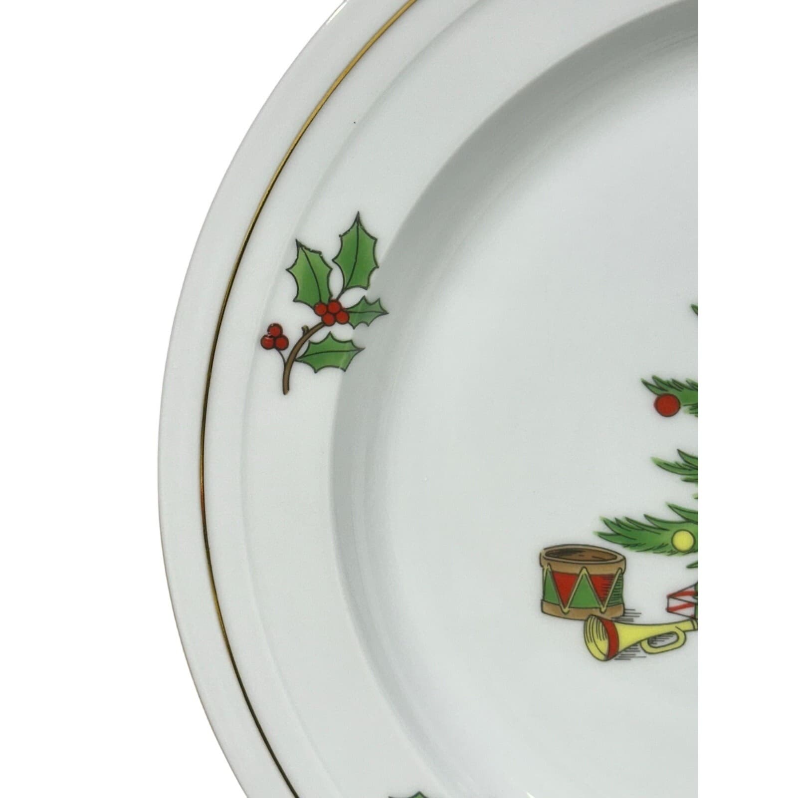 Tienshan Retired 1996-1999 'Holiday Hostess' 10.75" Dinner Plates-Set of 4 - Thumbnail 3