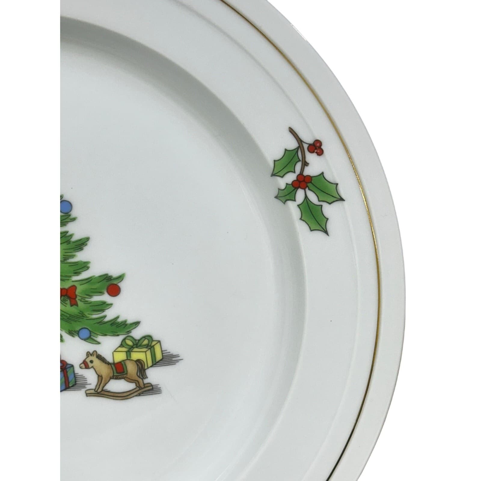 Tienshan Retired 1996-1999 'Holiday Hostess' 10.75" Dinner Plates-Set of 4 - Thumbnail 5