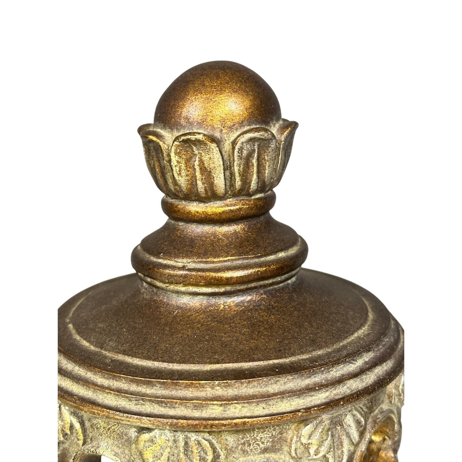 Neoclassical Large 20" Decorative Finial Urn Style Accent Piece - Thumbnail 3