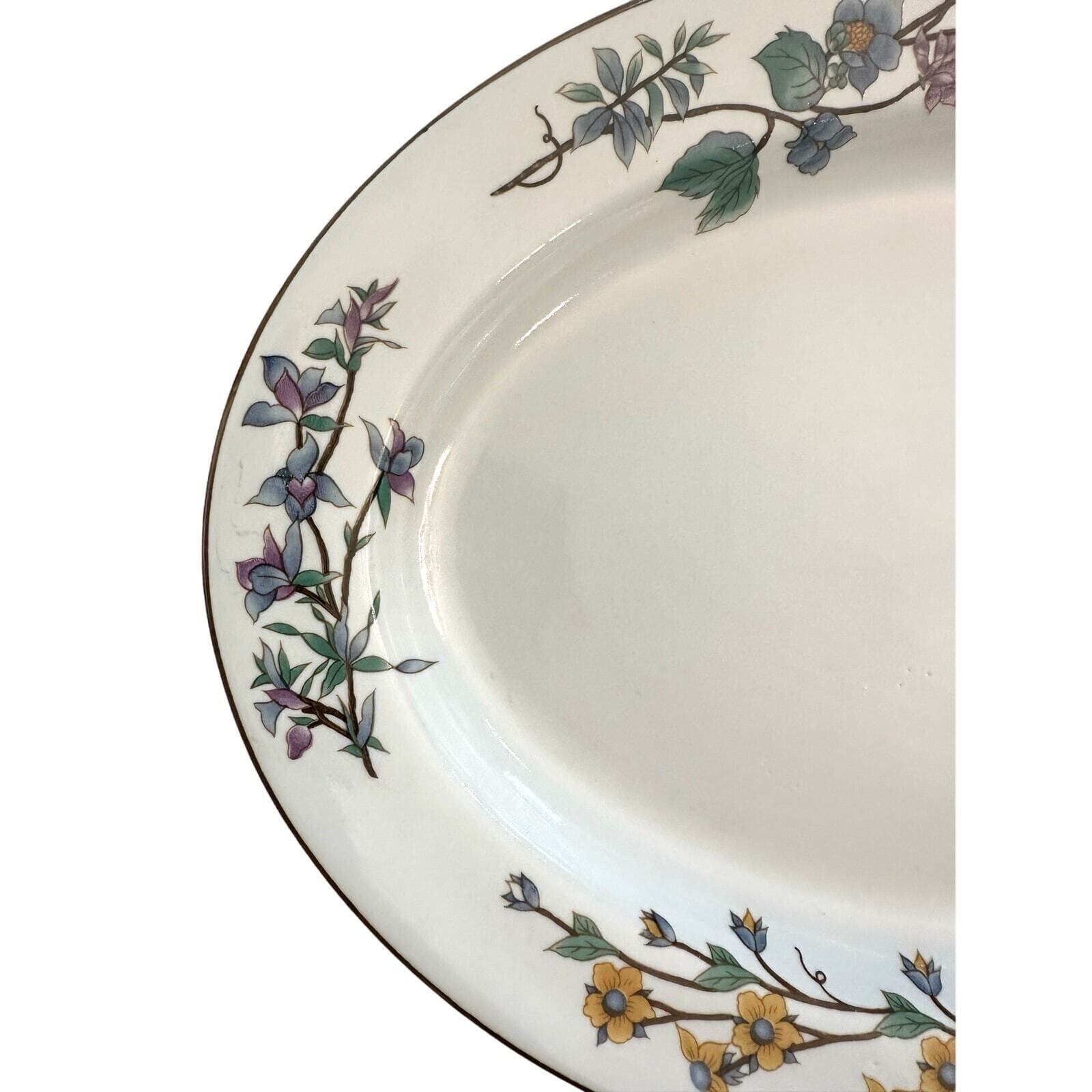 Woodhill by Citation Retired Large Oval Vintage Serving Platter 16" x 11"-Nice! - Thumbnail 2