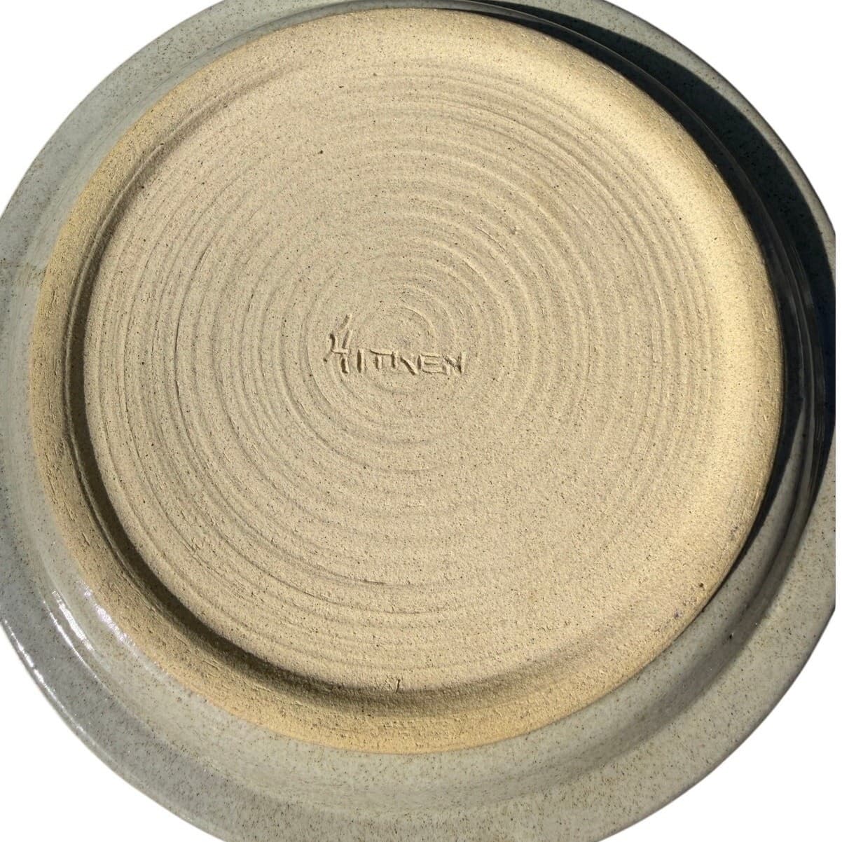 Bill Aitken Studio Pottery Plate 11” Colorado Mountain Spruce Landscape Signed - Thumbnail 6
