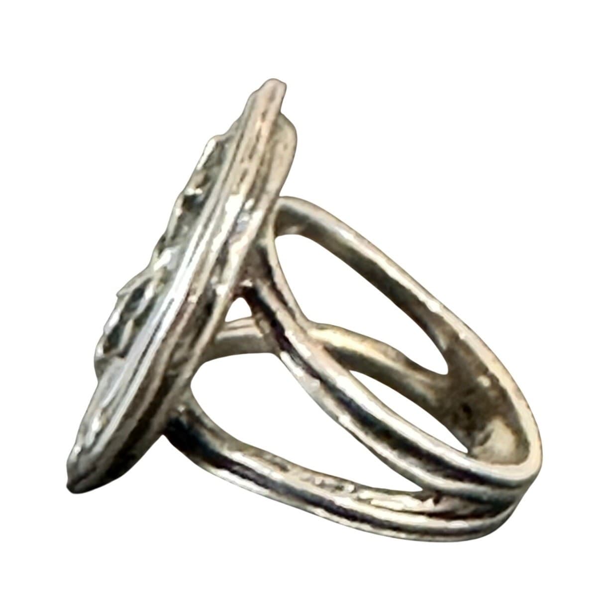 Didae Israel Sterling Silver Mother of Pearl Bird Star Heart Romantic Ring - Thumbnail 2